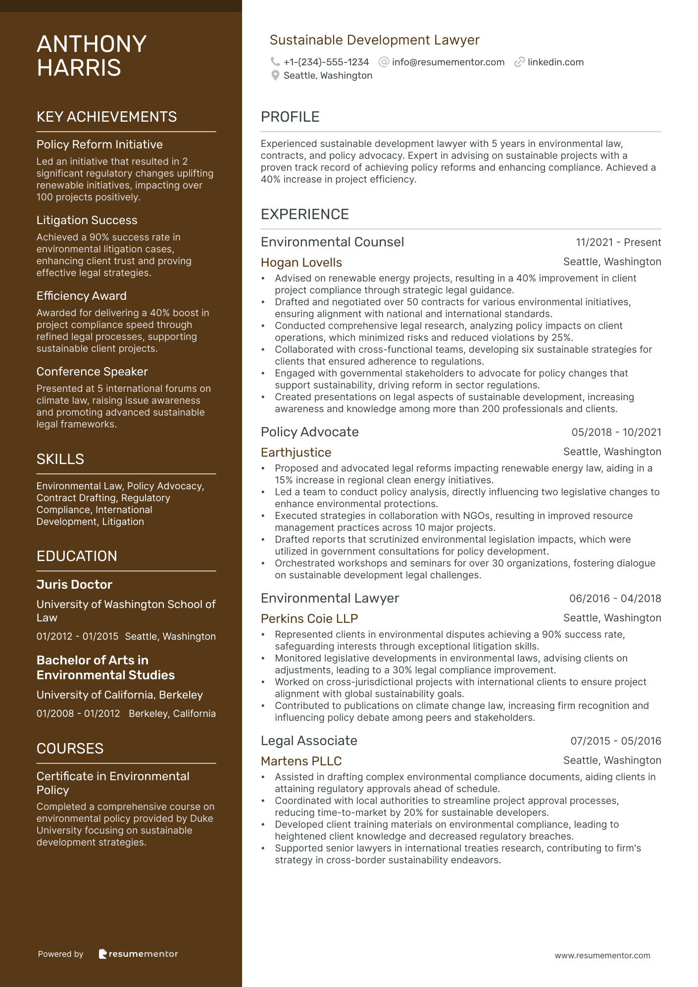 Sustainable Development Lawyer