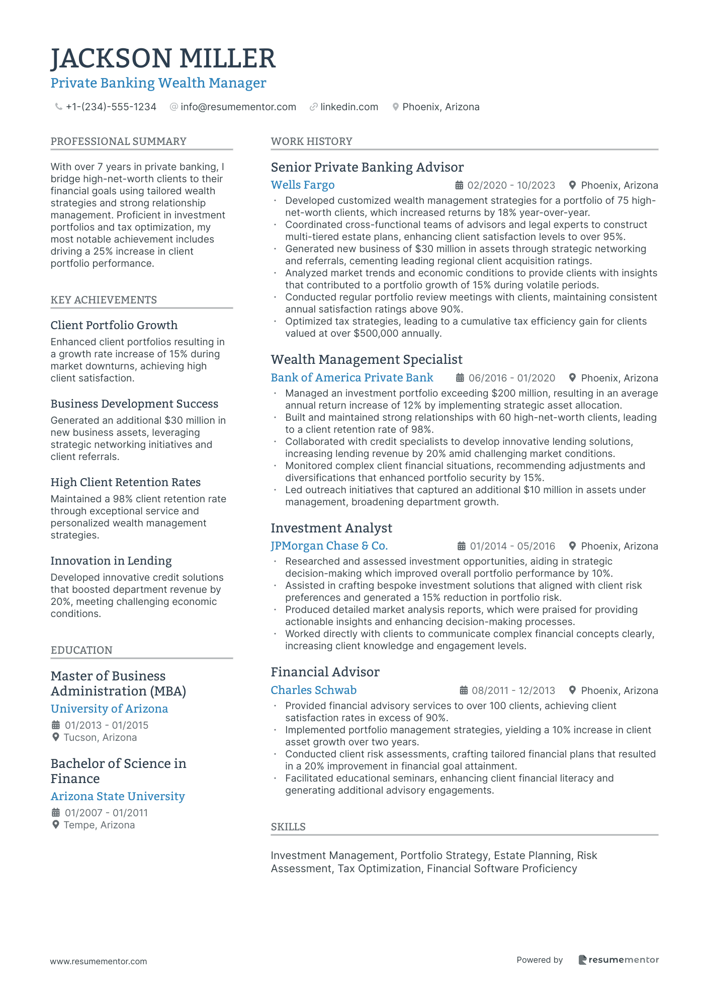 Private Banking Wealth Manager