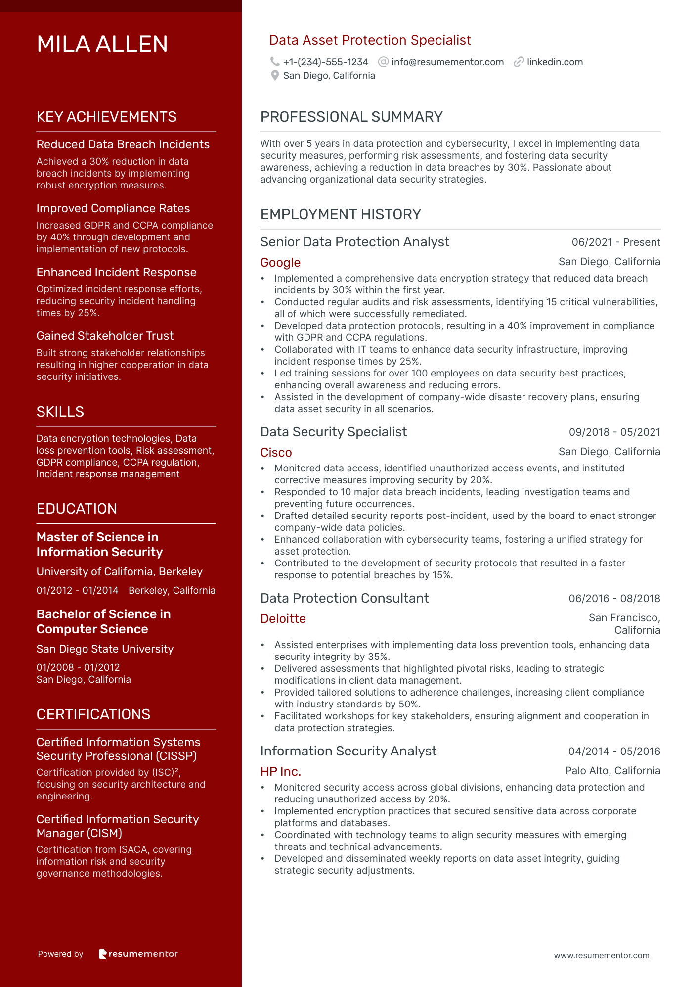 Data Asset Protection Specialist