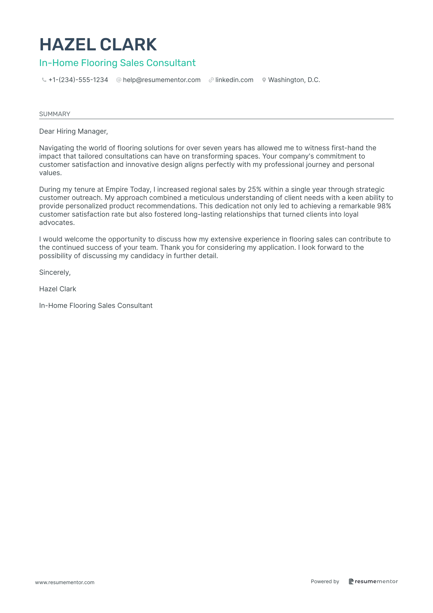 In Home Flooring Sales Consultant