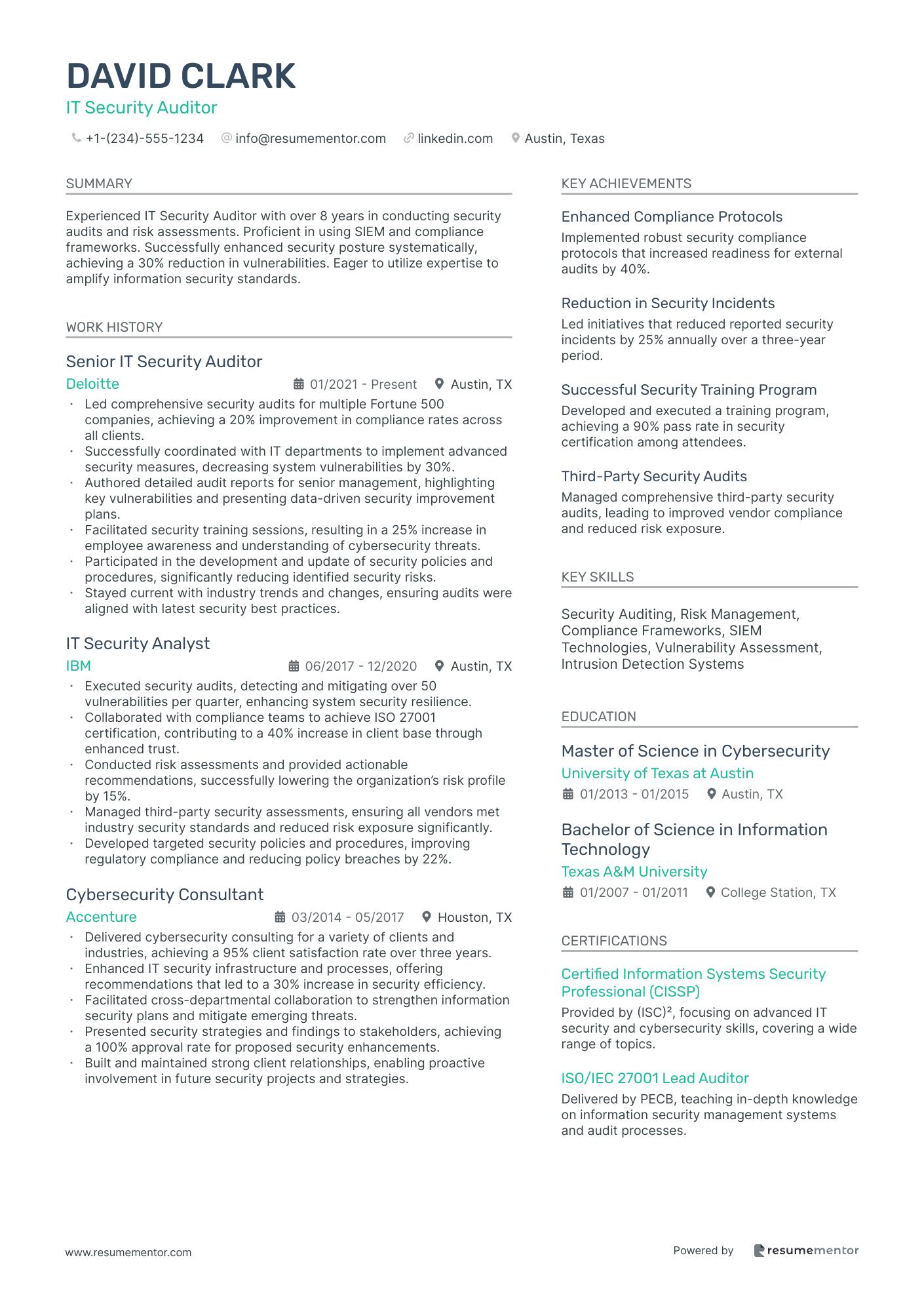 IT Security Auditor