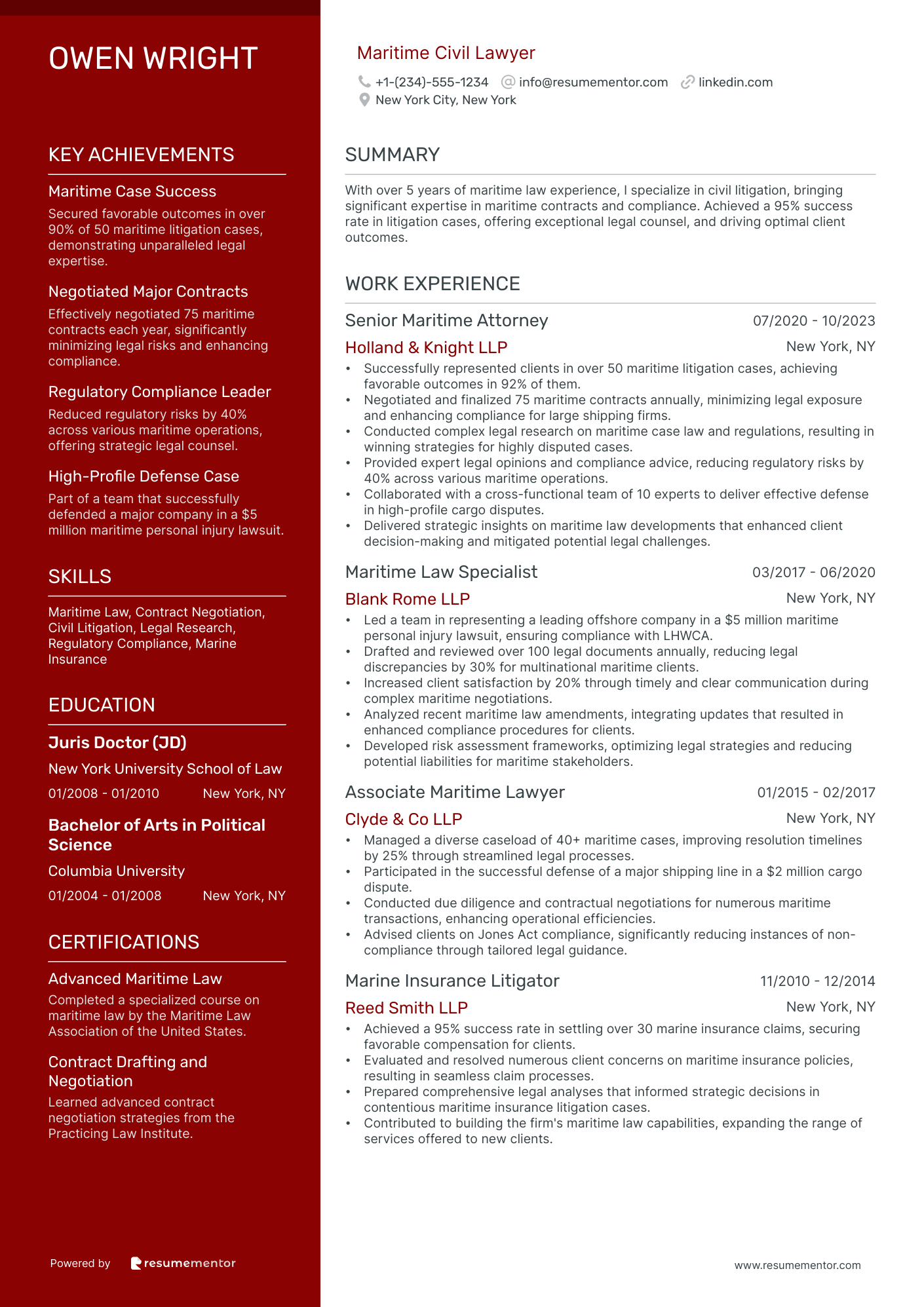 Maritime Civil Lawyer