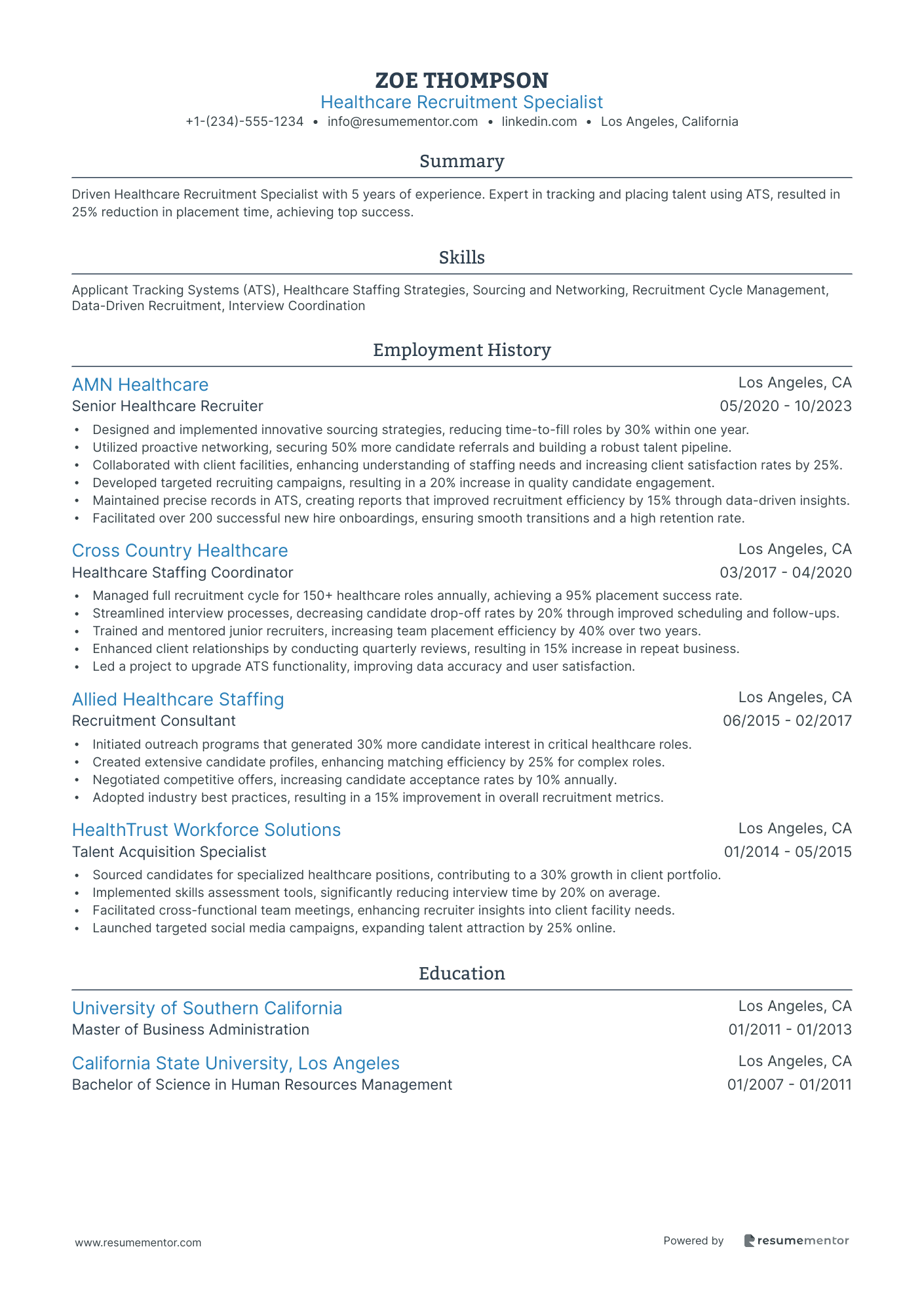 Healthcare Recruitment Specialist