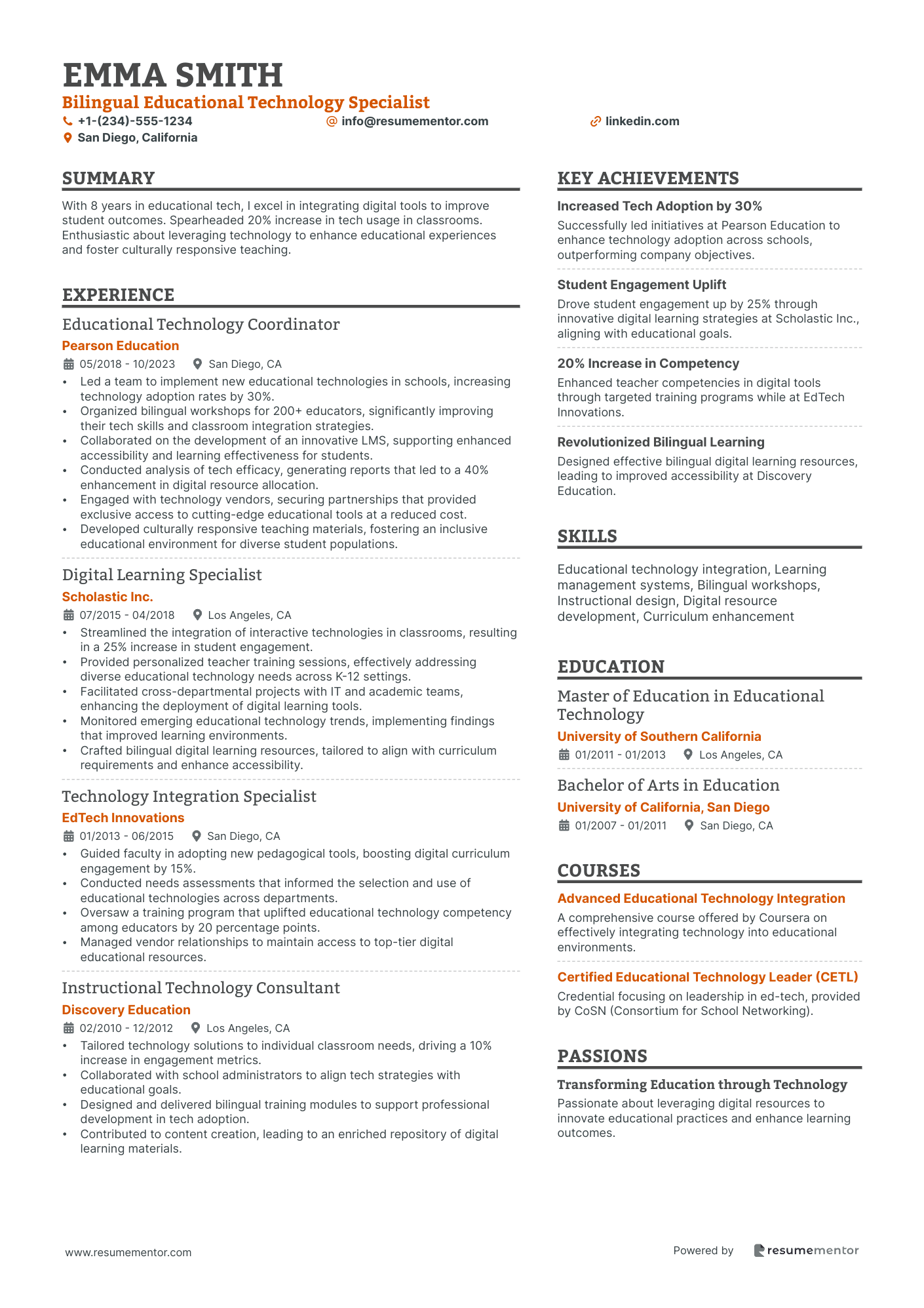Bilingual Educational Technology Specialist