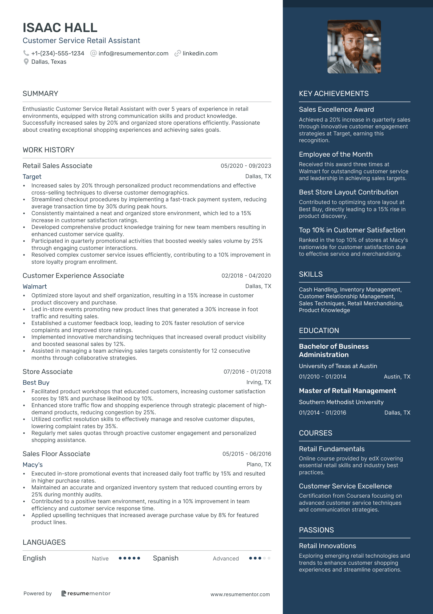 Customer Service Retail Assistant