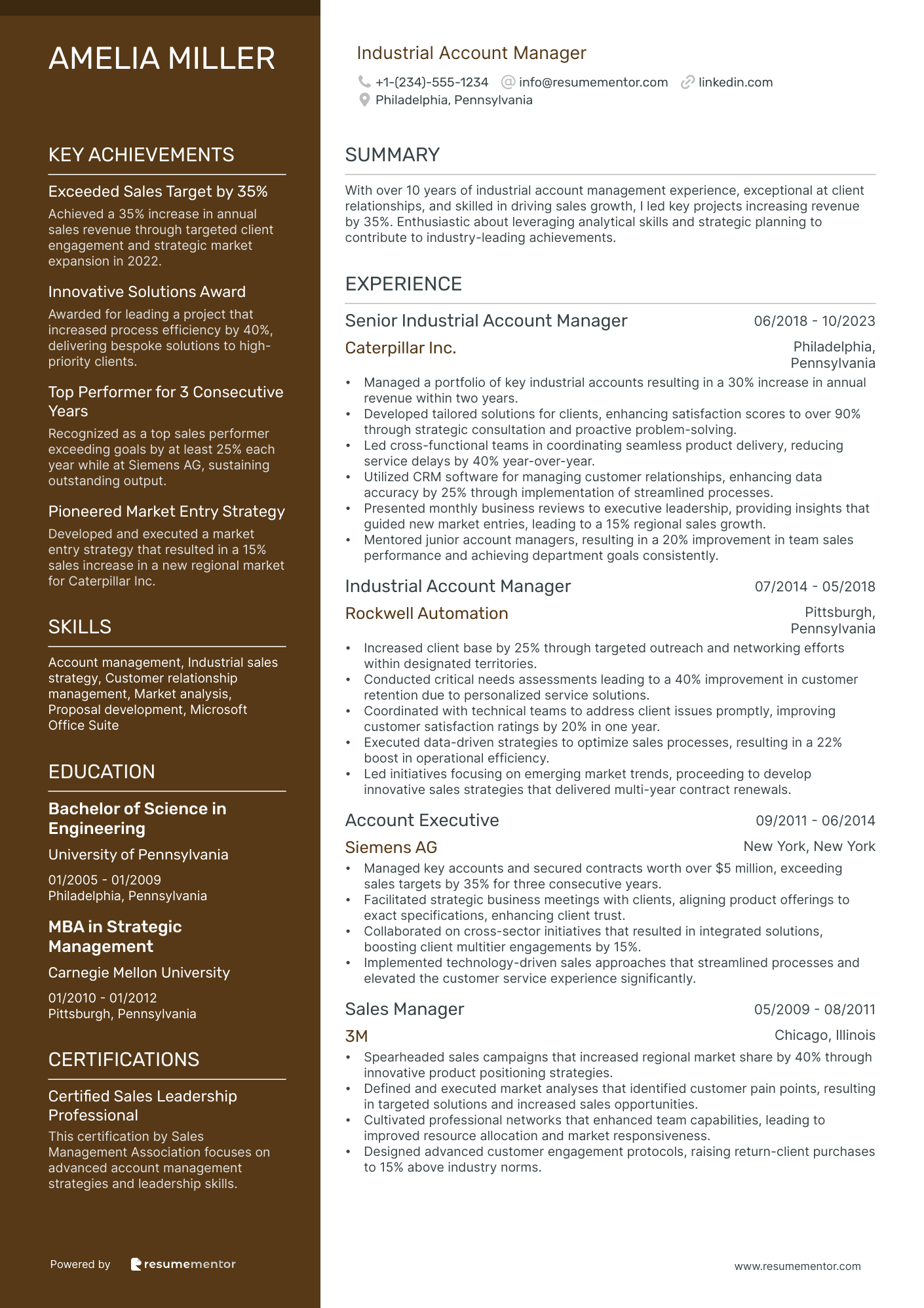 Industrial Account Manager