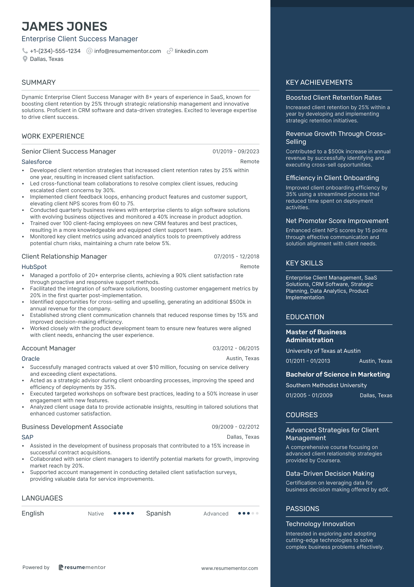 Enterprise Client Success Manager