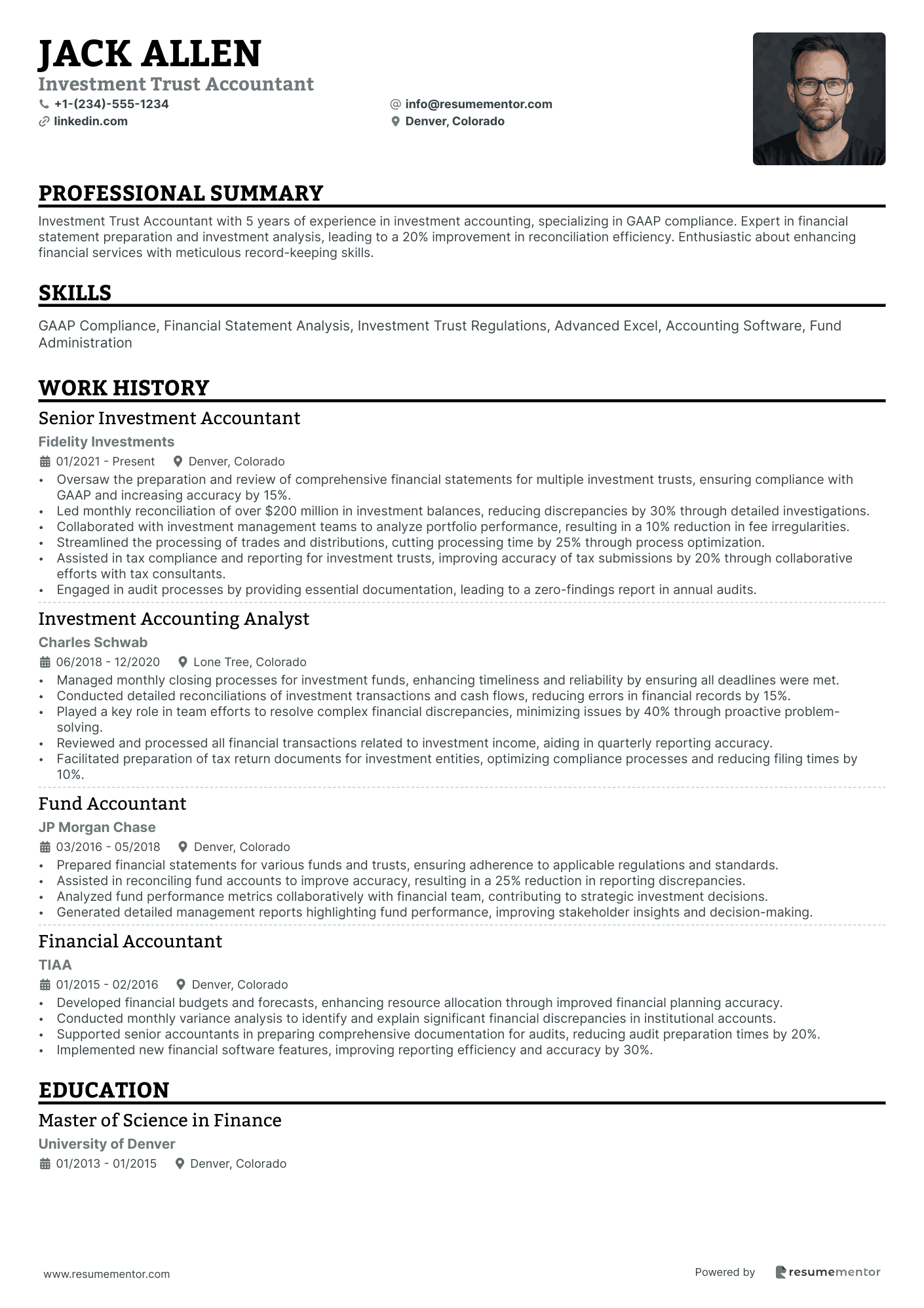 Investment Trust Accountant