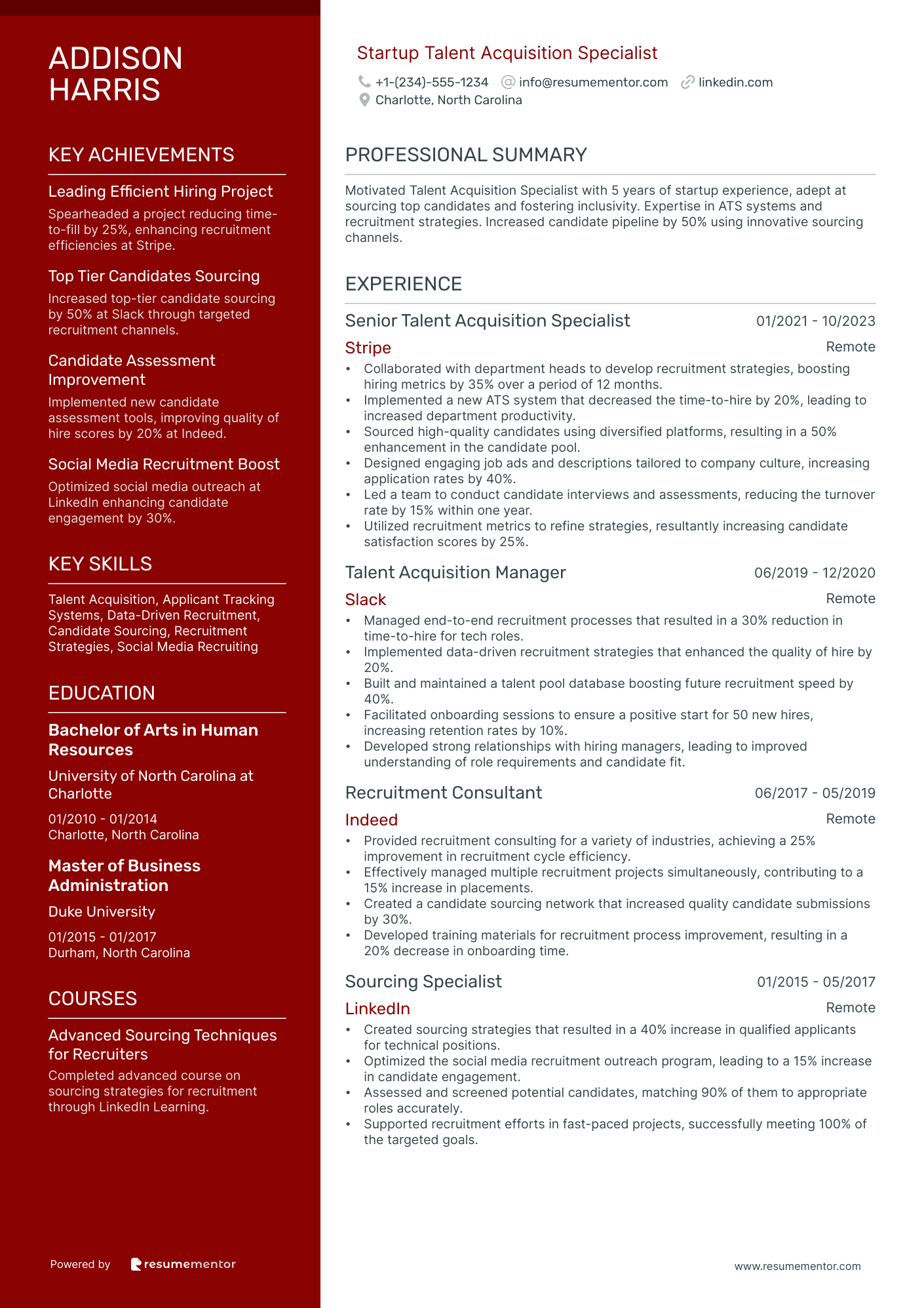 Startup Talent Acquisition Specialist