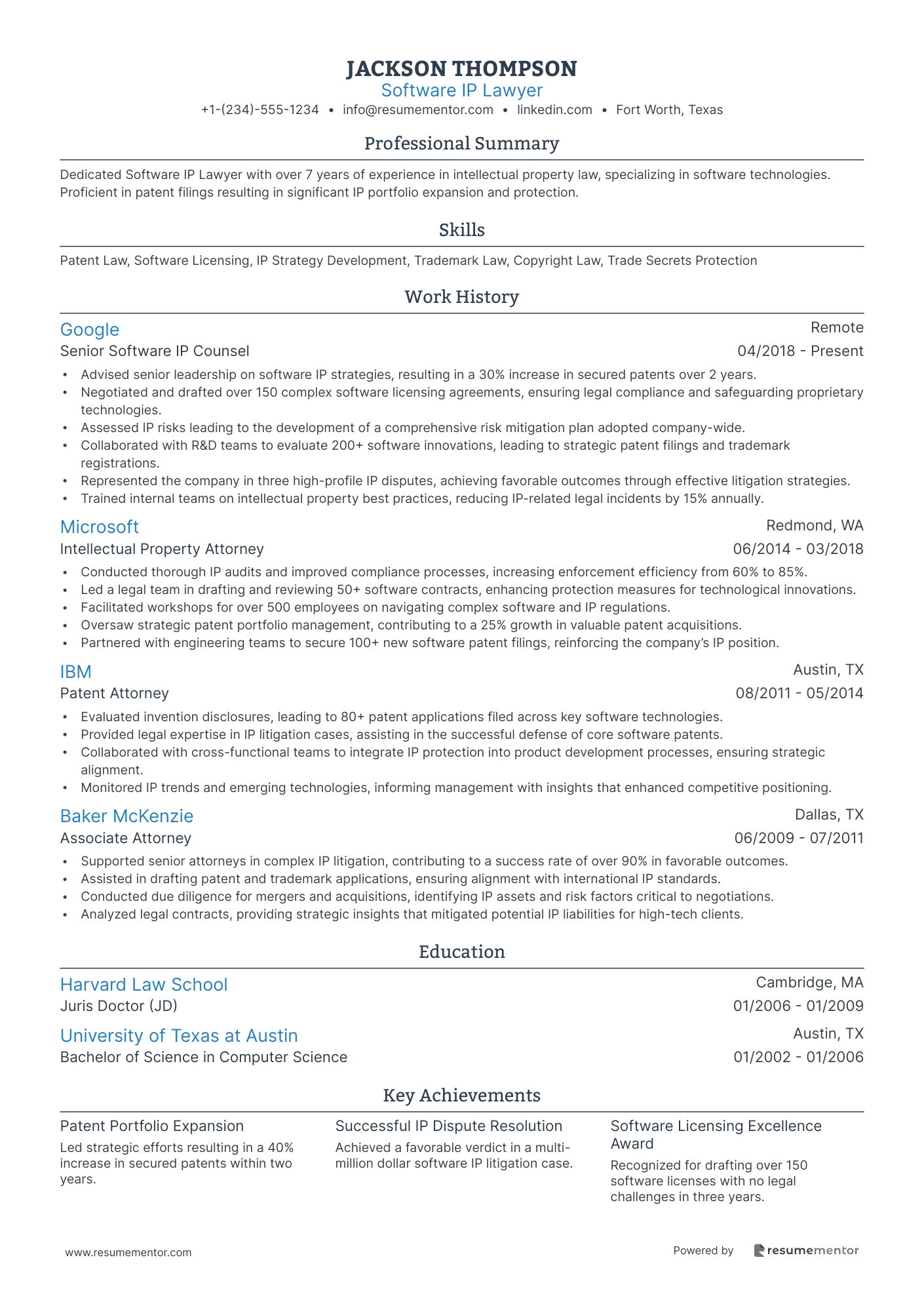 Software IP Lawyer