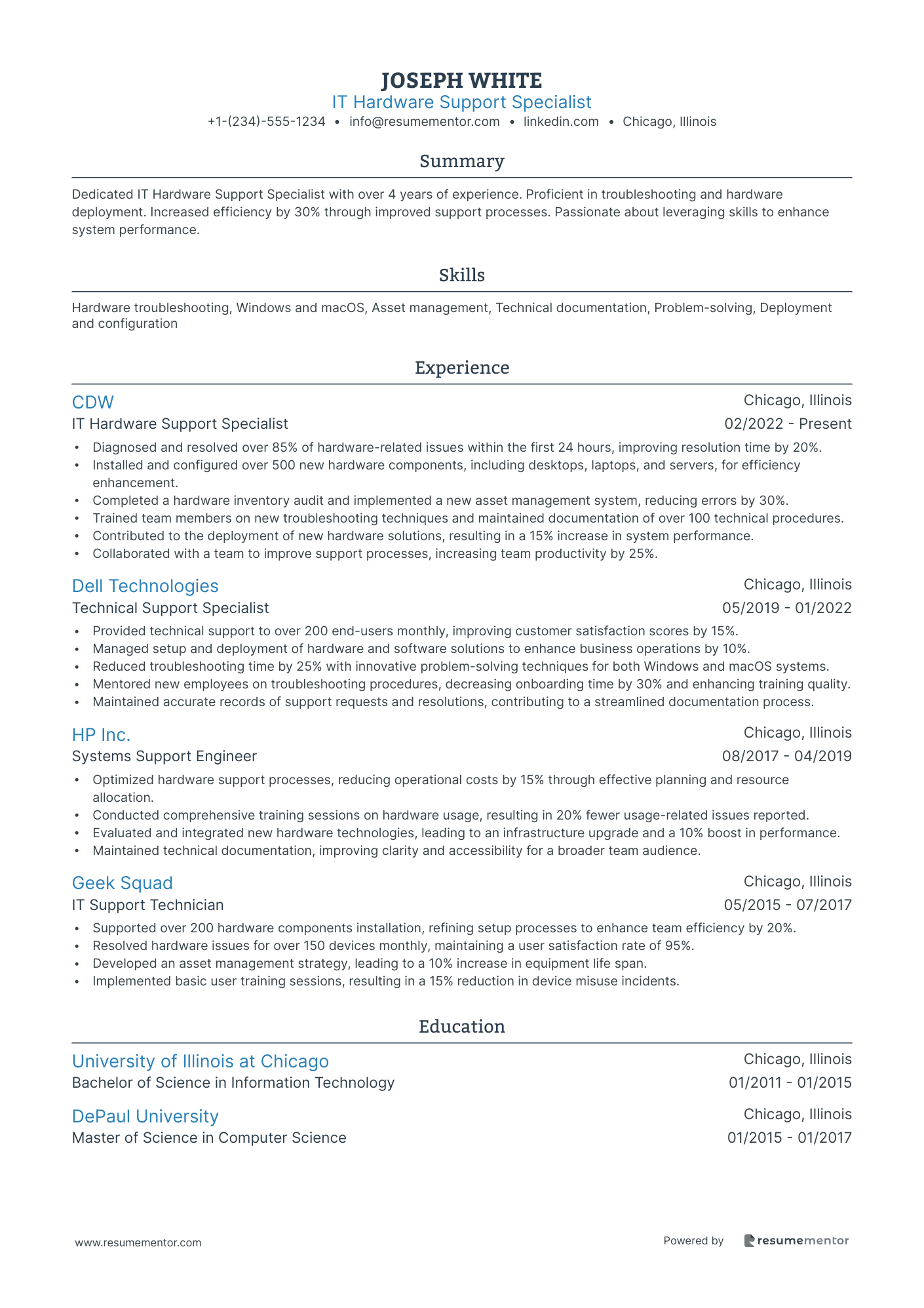 IT Hardware Support Specialist