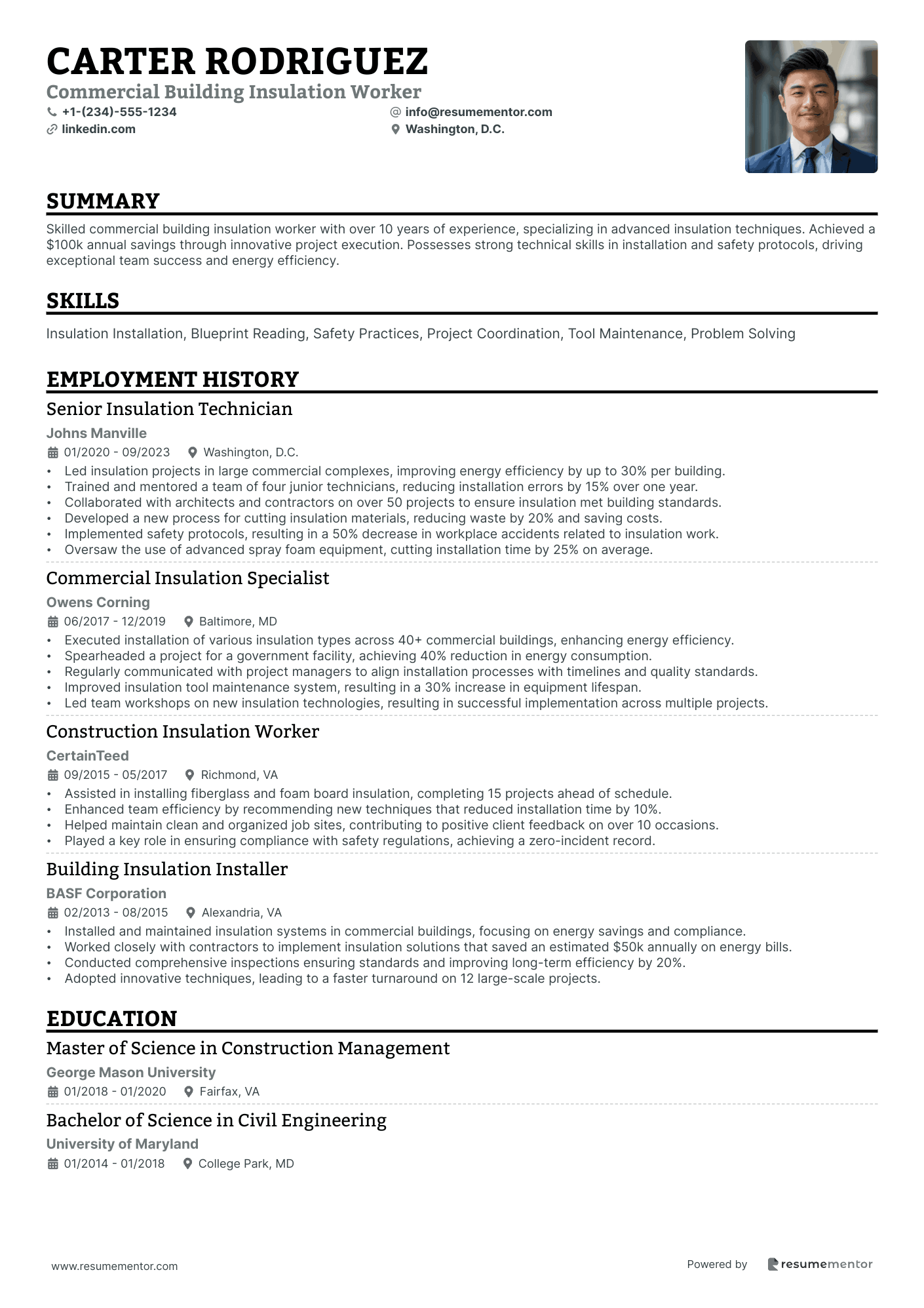 Commercial Building Insulation Worker