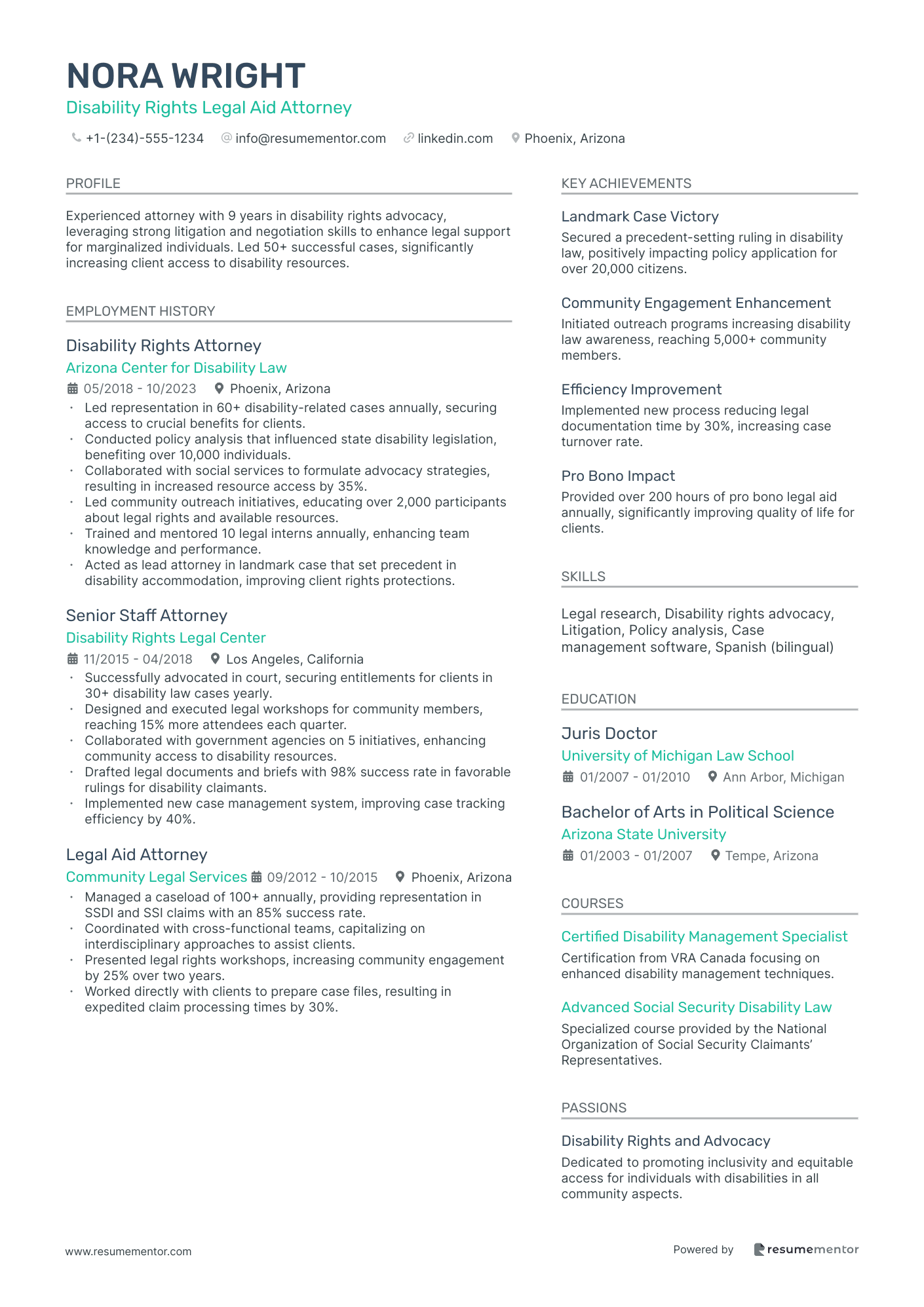 Disability Rights Legal Aid Attorney