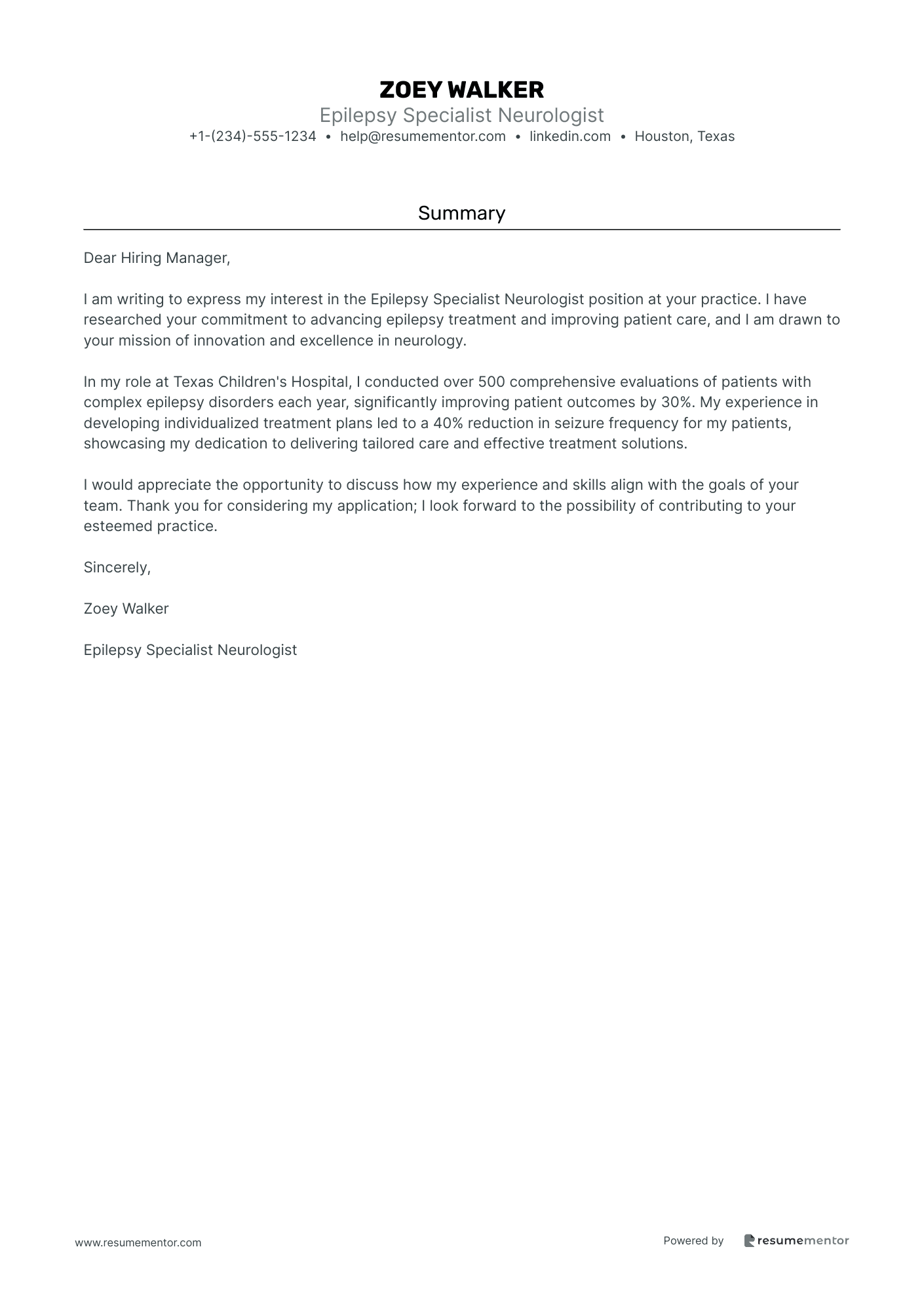 Epilepsy Specialist Neurologist