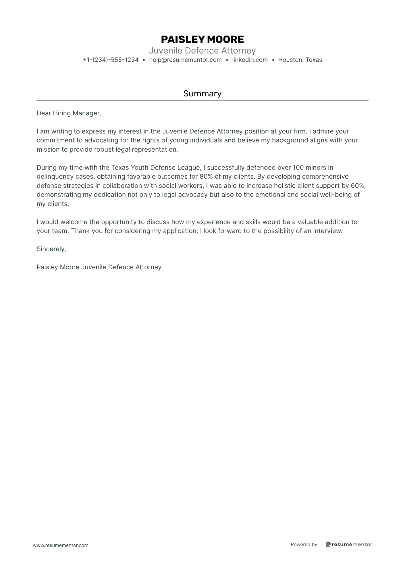 Juvenile Defence Attorney