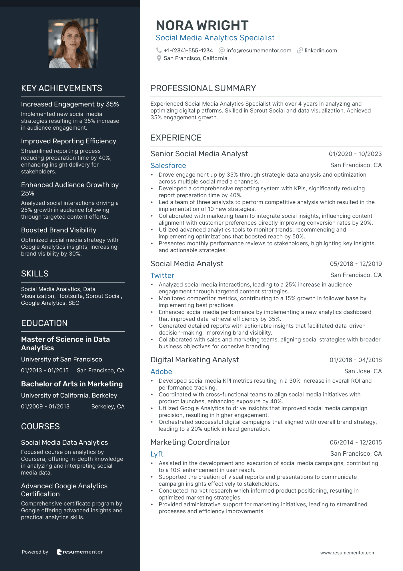 Social Media Analytics Specialist
