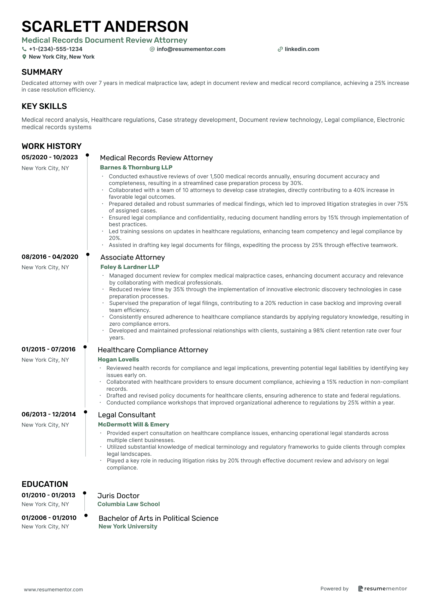 Medical Records Document Review Attorney