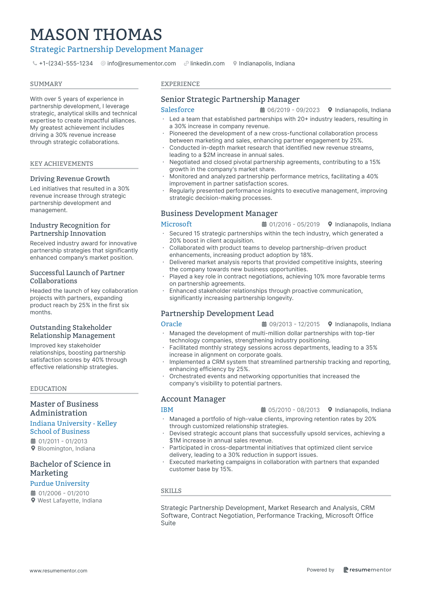 Strategic Partnership Development Manager