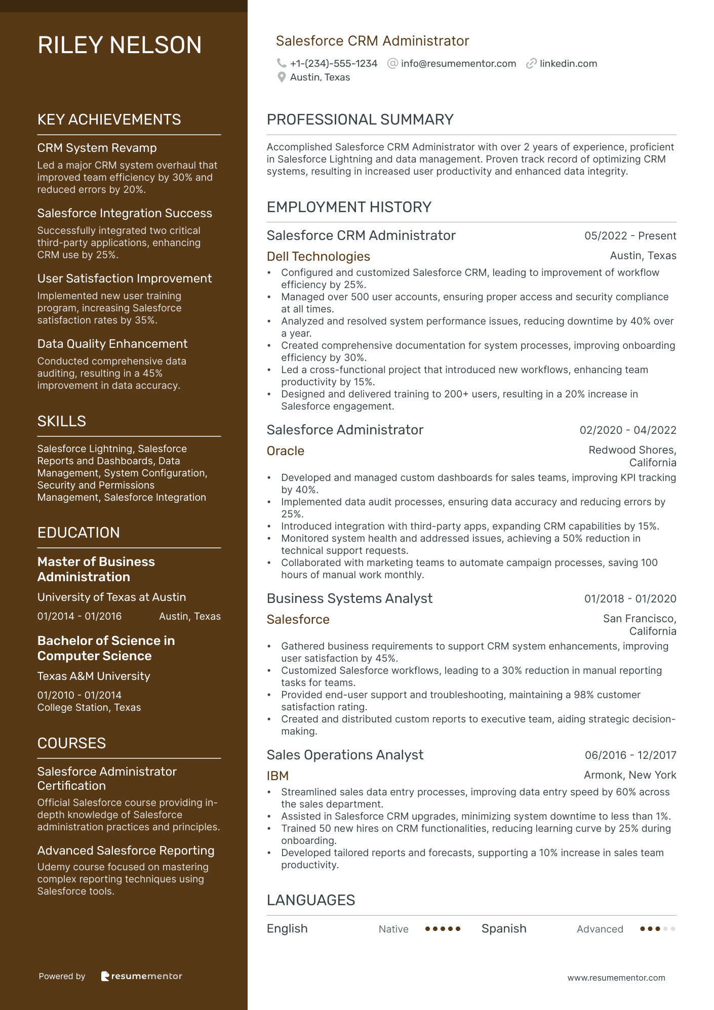 Salesforce CRM Administrator