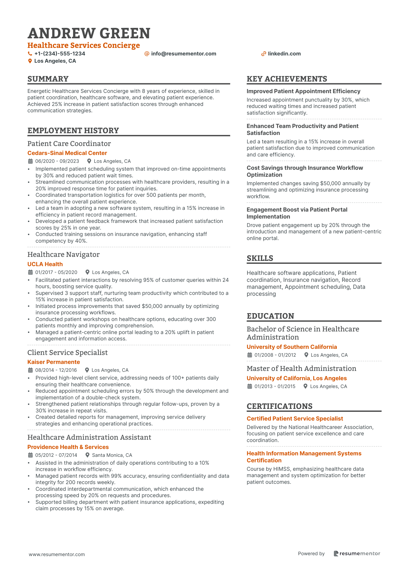 Healthcare Services Concierge