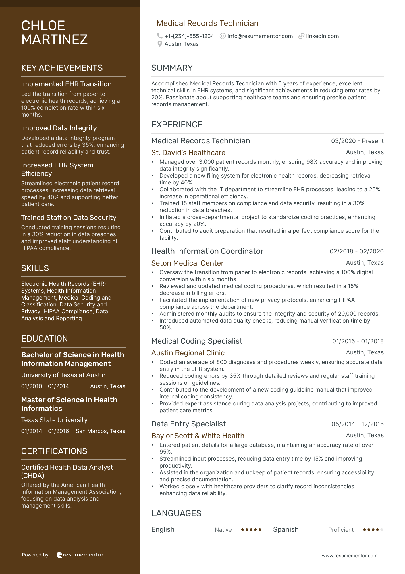 Medical Records Technician