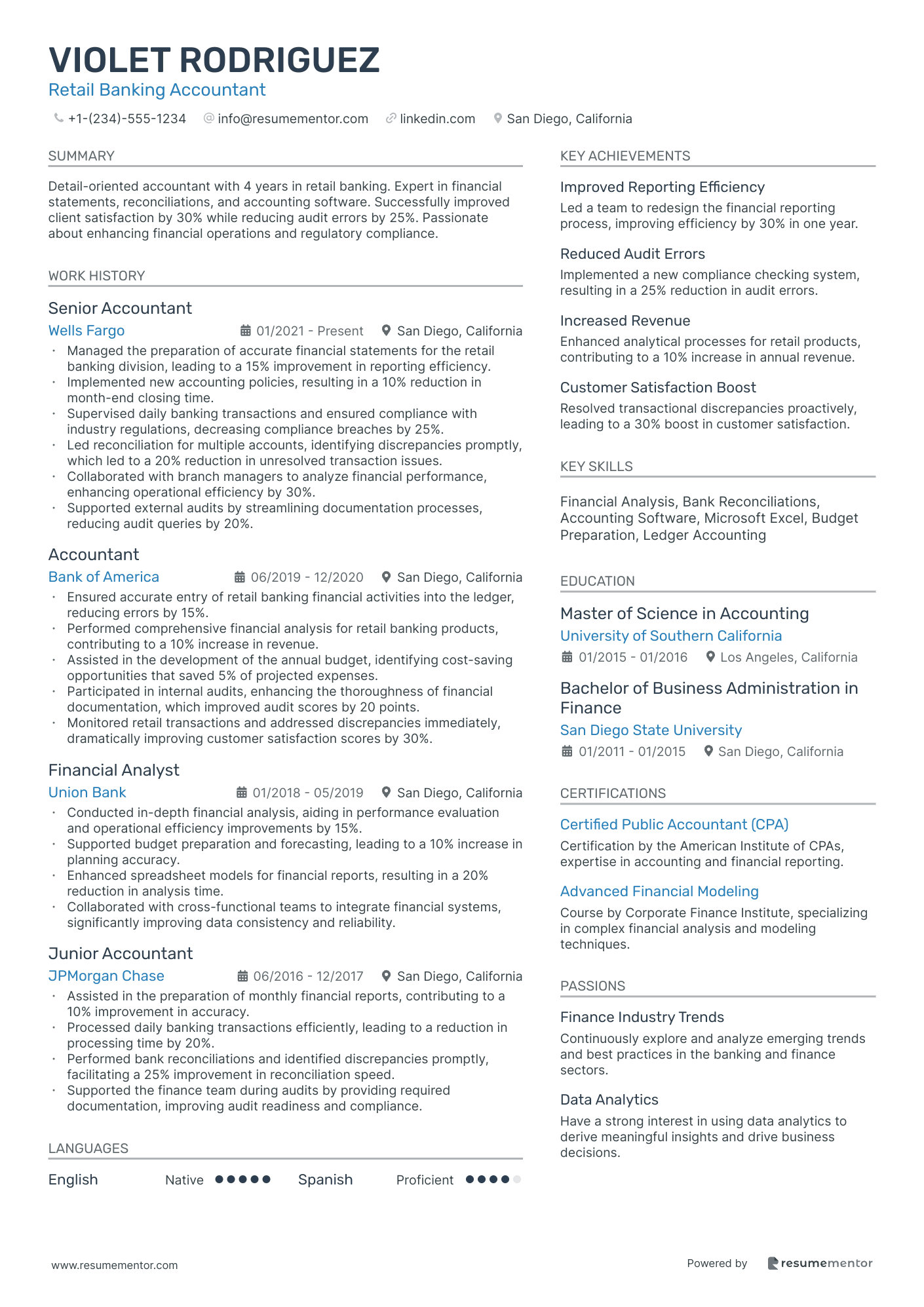 Retail Banking Accountant