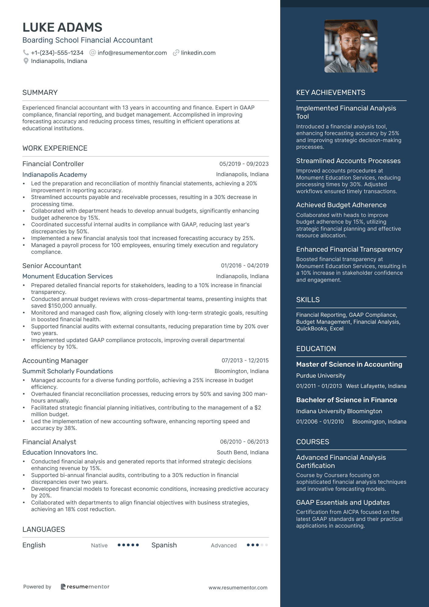 Boarding School Financial Accountant