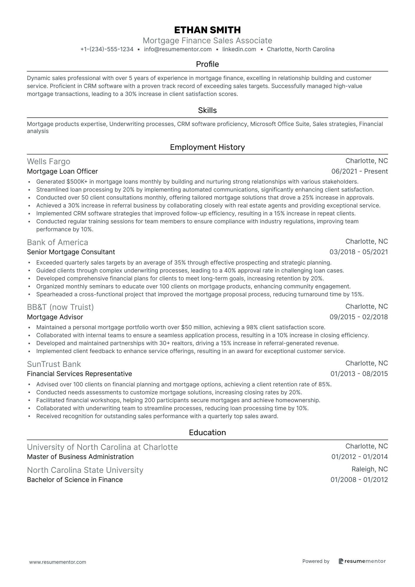 Mortgage Finance Sales Associate