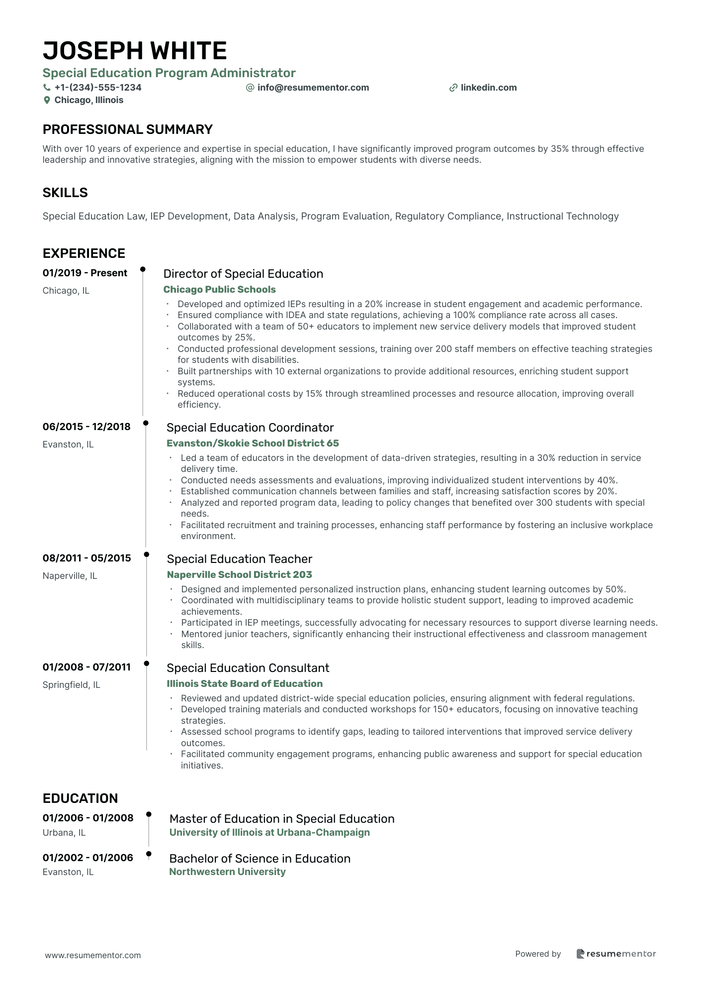 Special Education Program Administrator