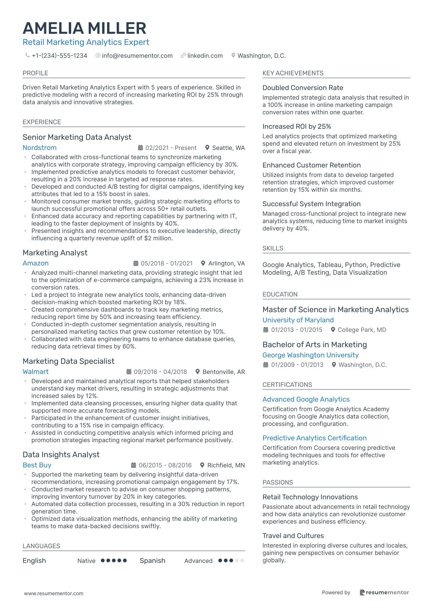 Retail Marketing Analytics Expert