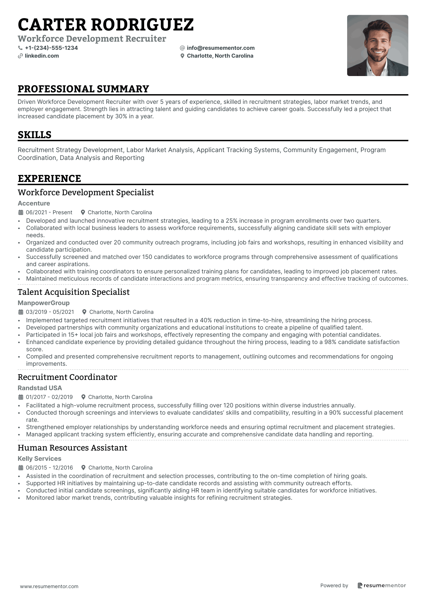 Workforce Development Recruiter
