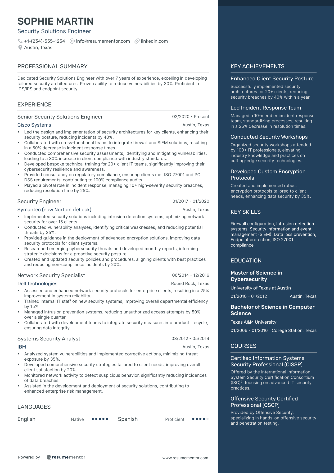 Security Solutions Engineer