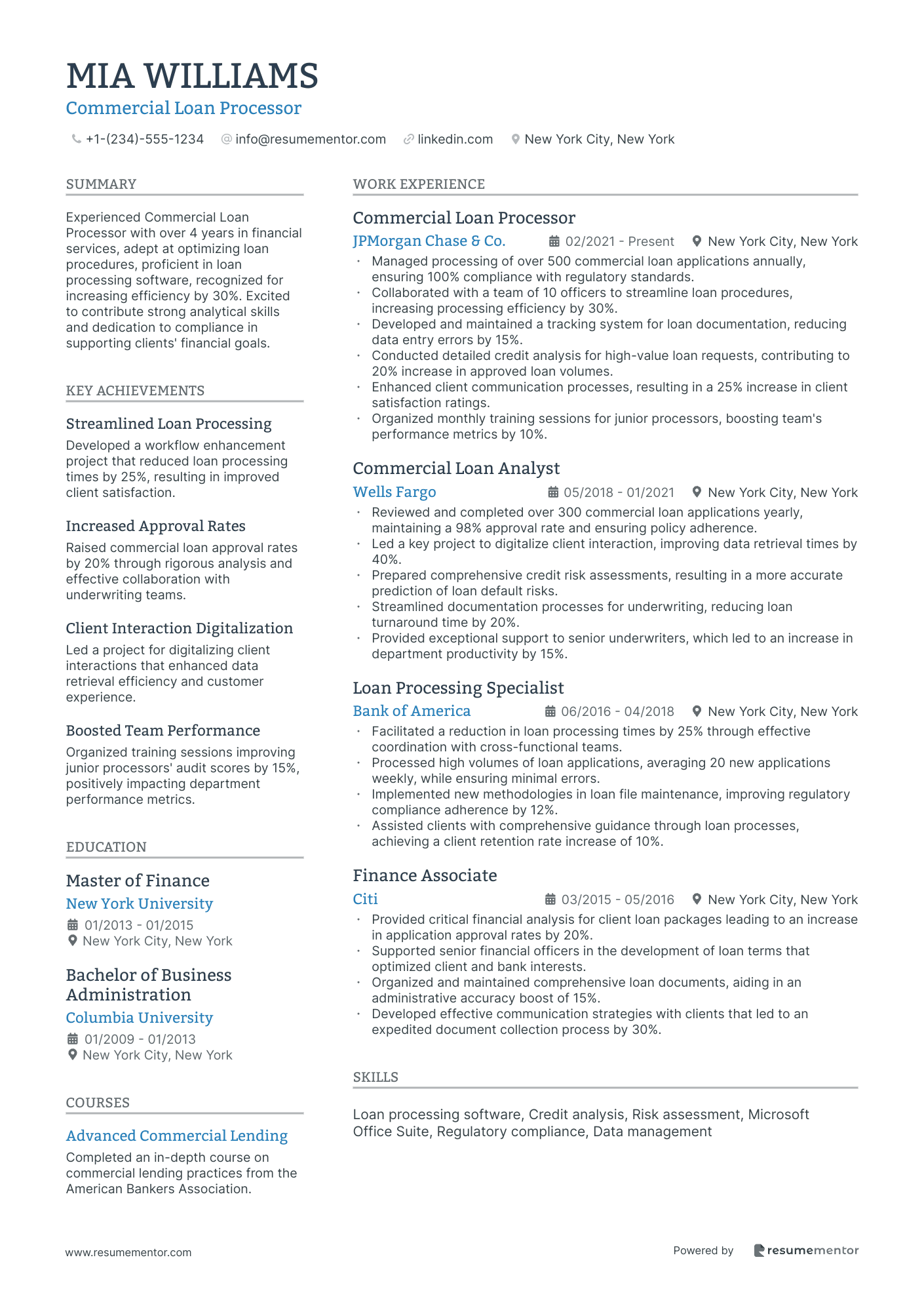 Commercial Loan Processor