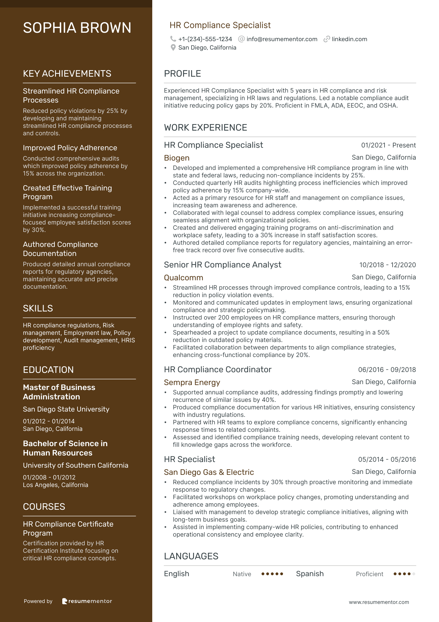 HR Compliance Specialist