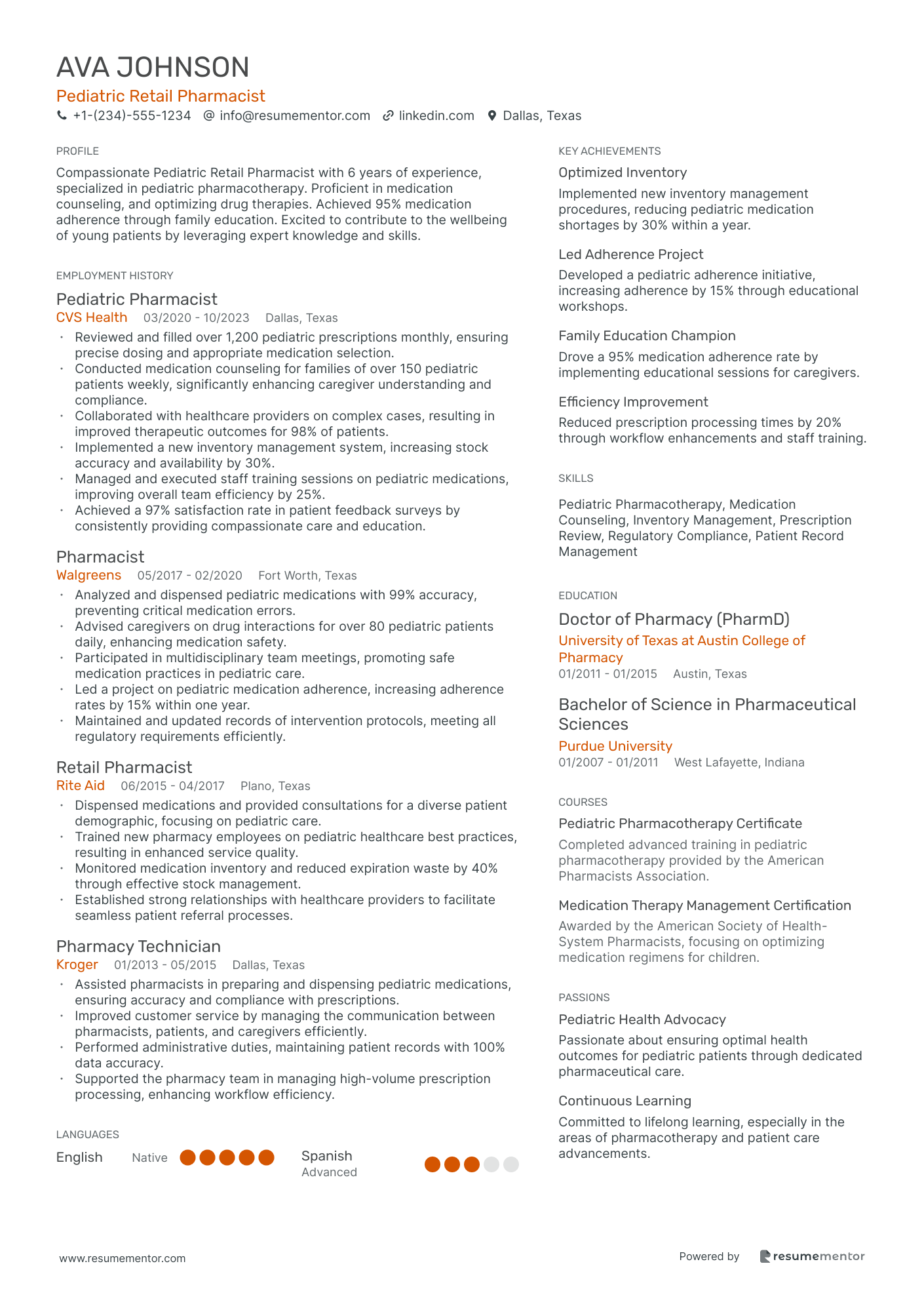 Pediatric Retail Pharmacist