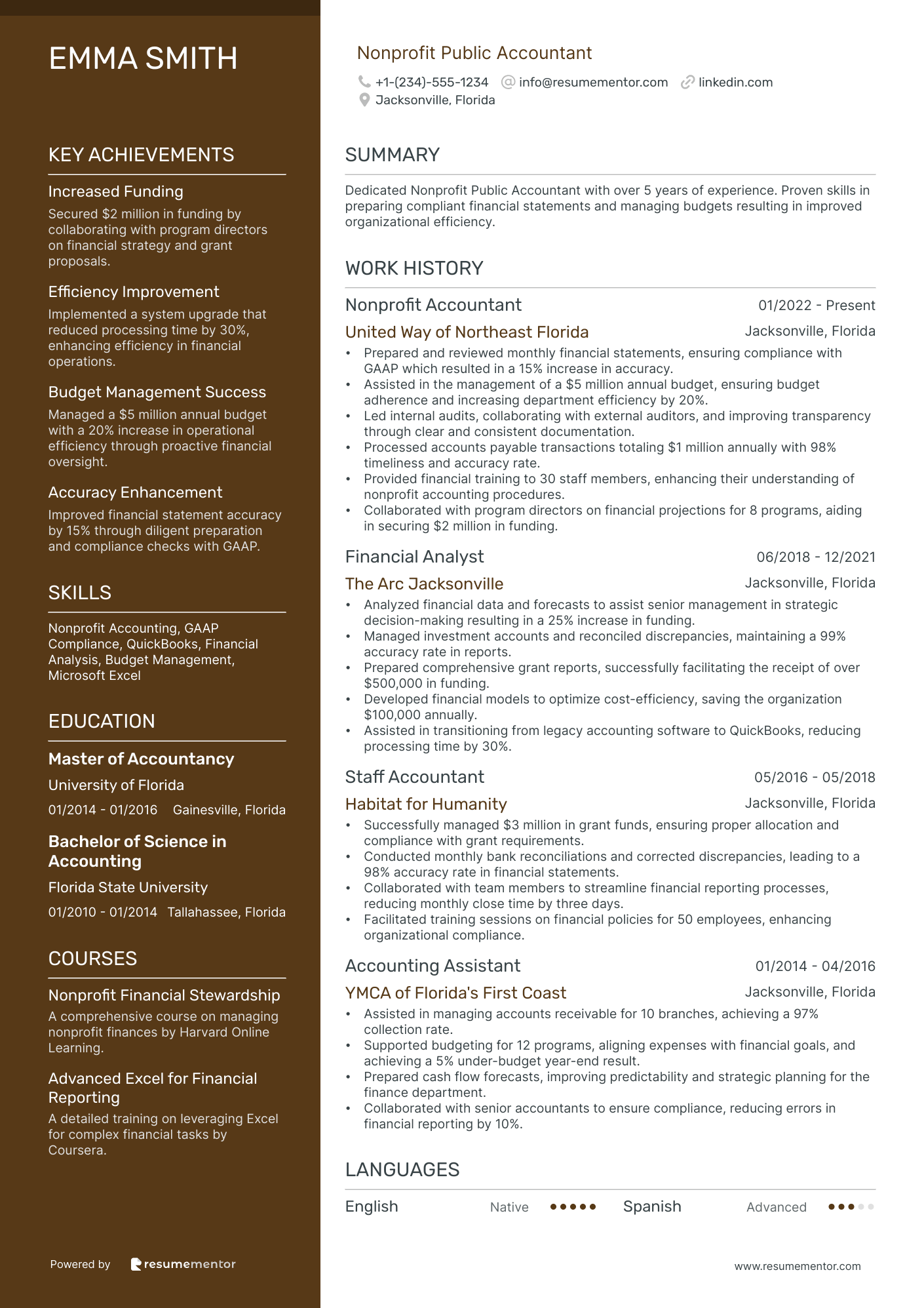 Nonprofit Public Accountant