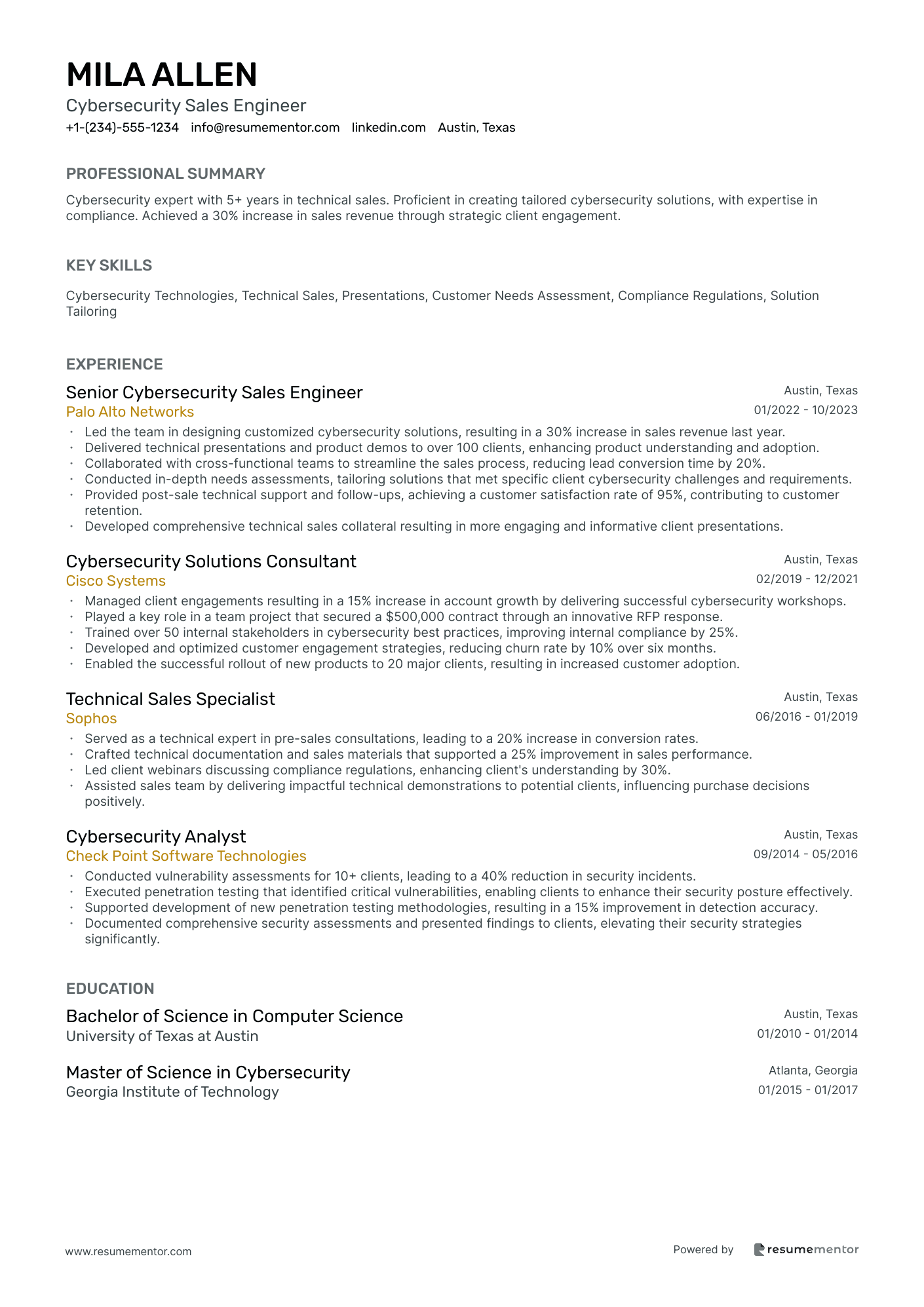 Cybersecurity Sales Engineer