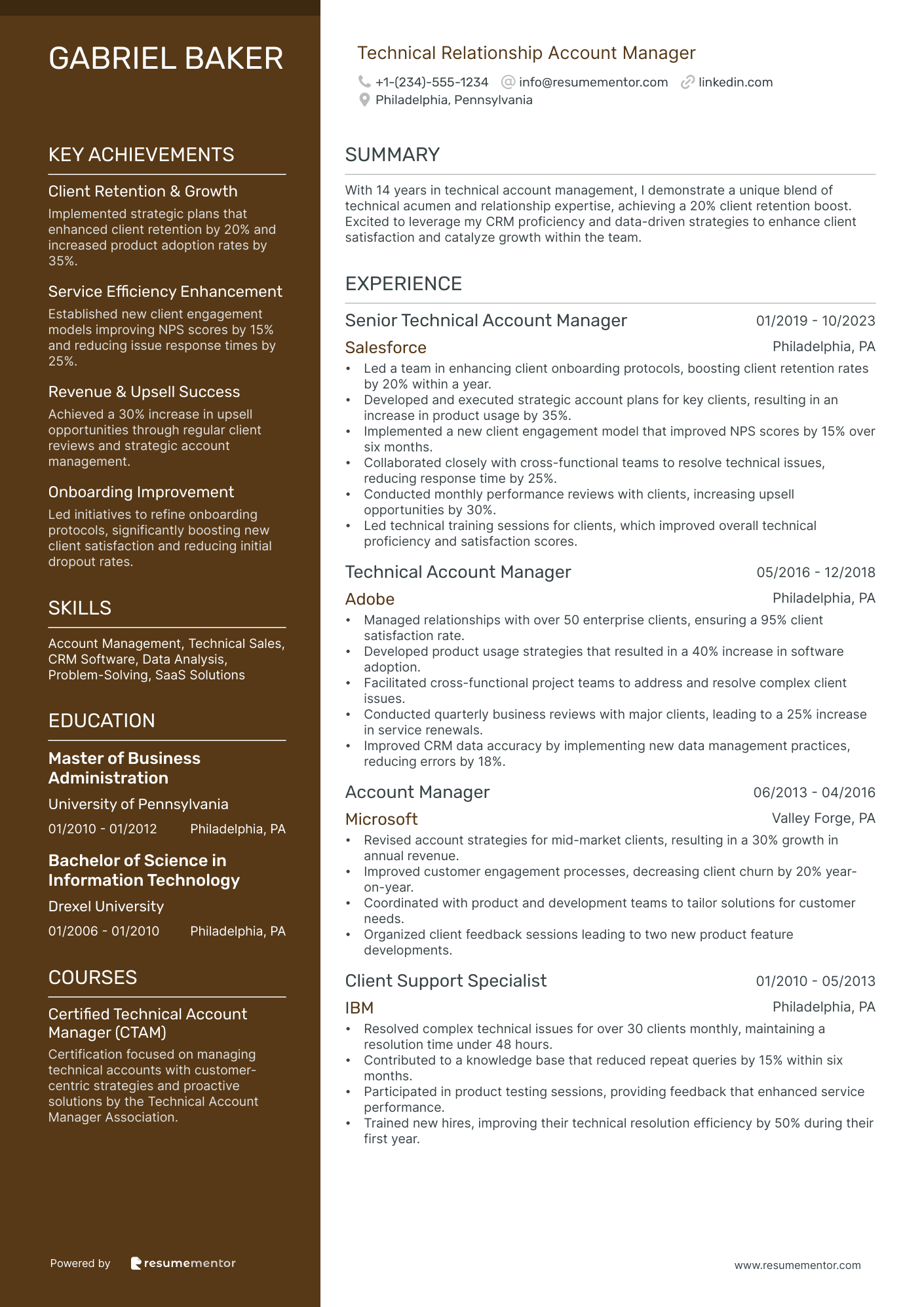 Technical Relationship Account Manager