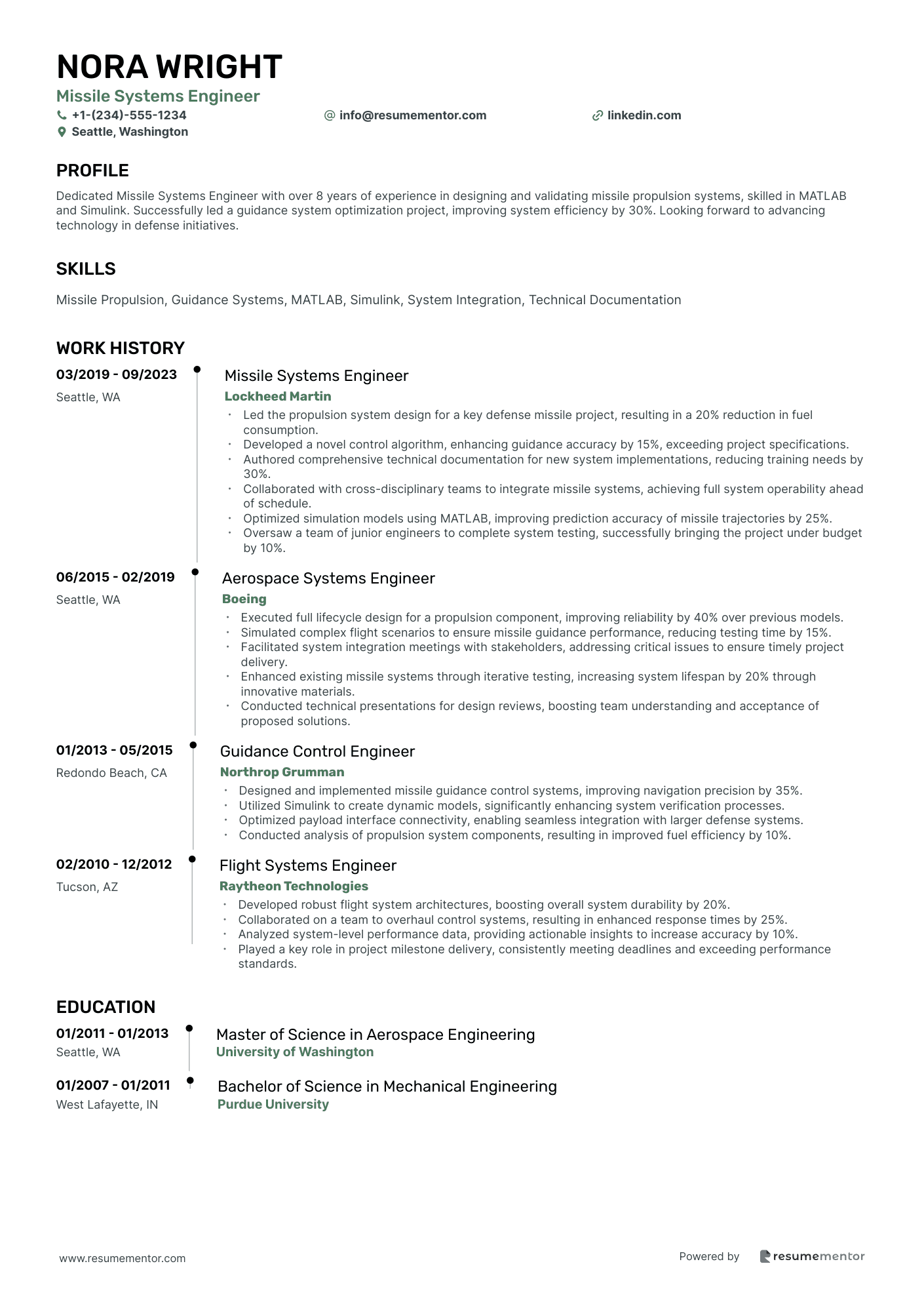 Missile Systems Engineer