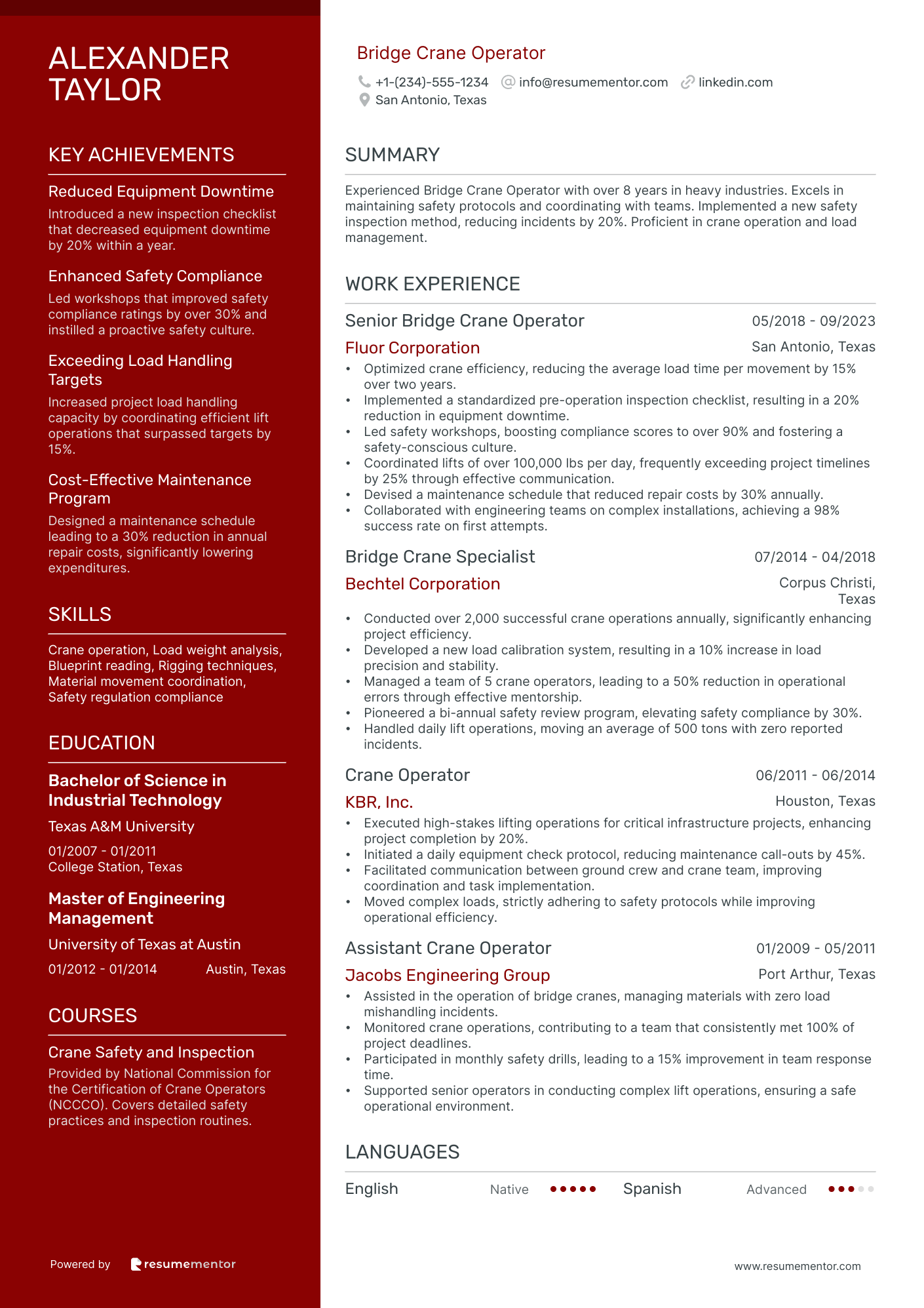 Bridge Crane Operator