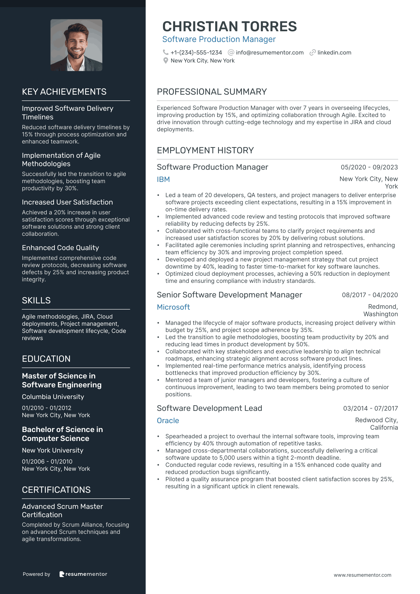 Software Production Manager