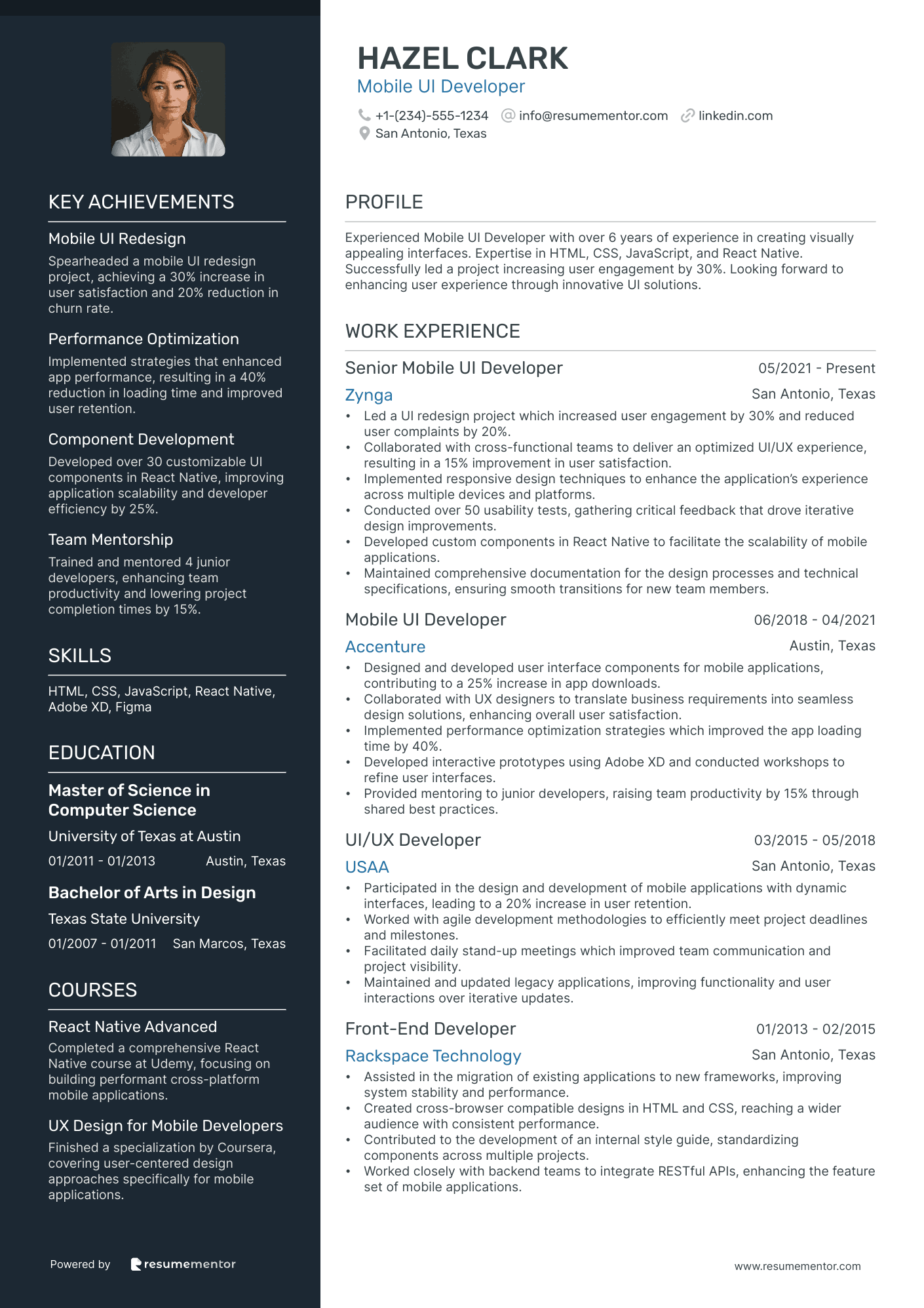 Mobile UI Developer