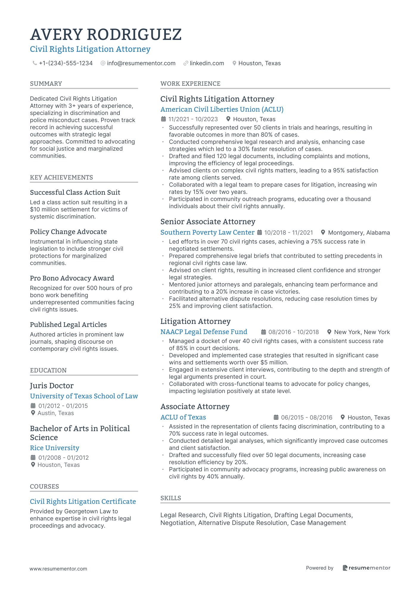 Civil Rights Litigation Attorney