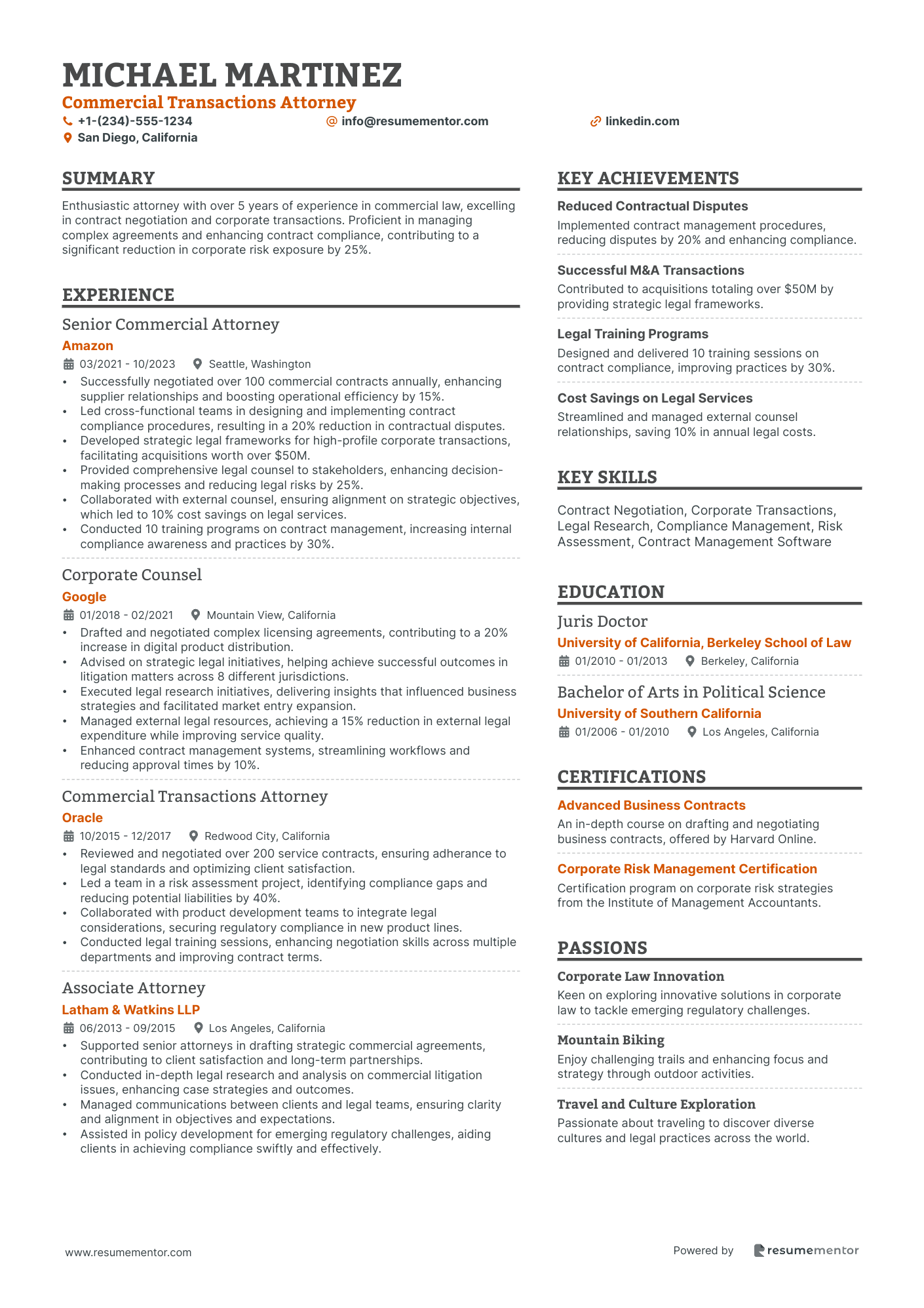 Commercial Transactions Attorney