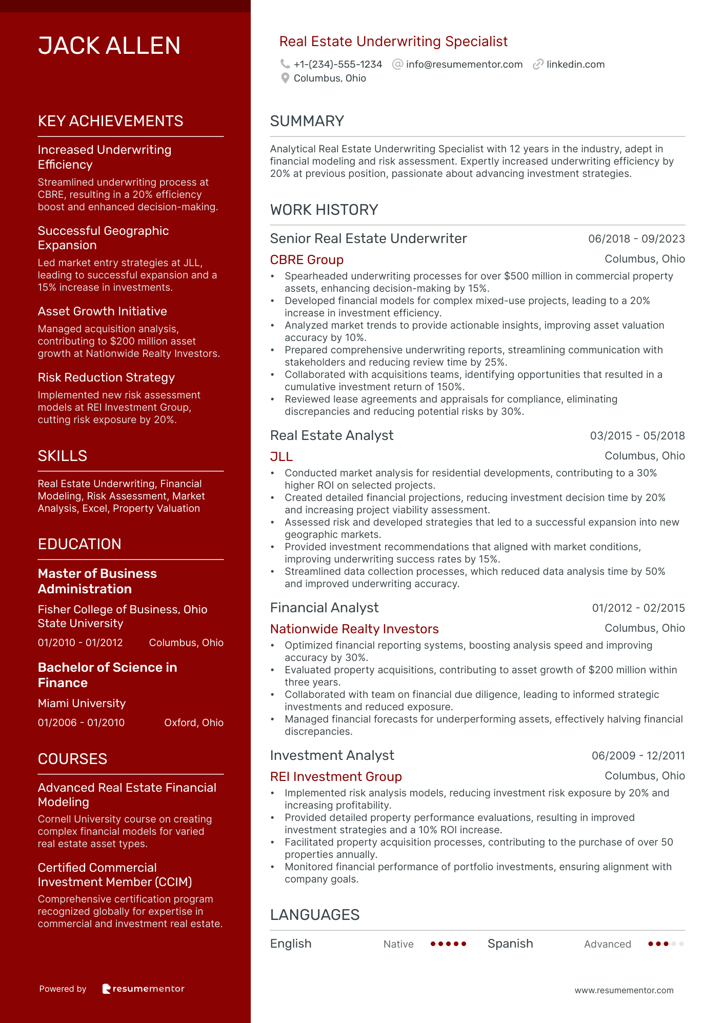 Real Estate Underwriting Specialist