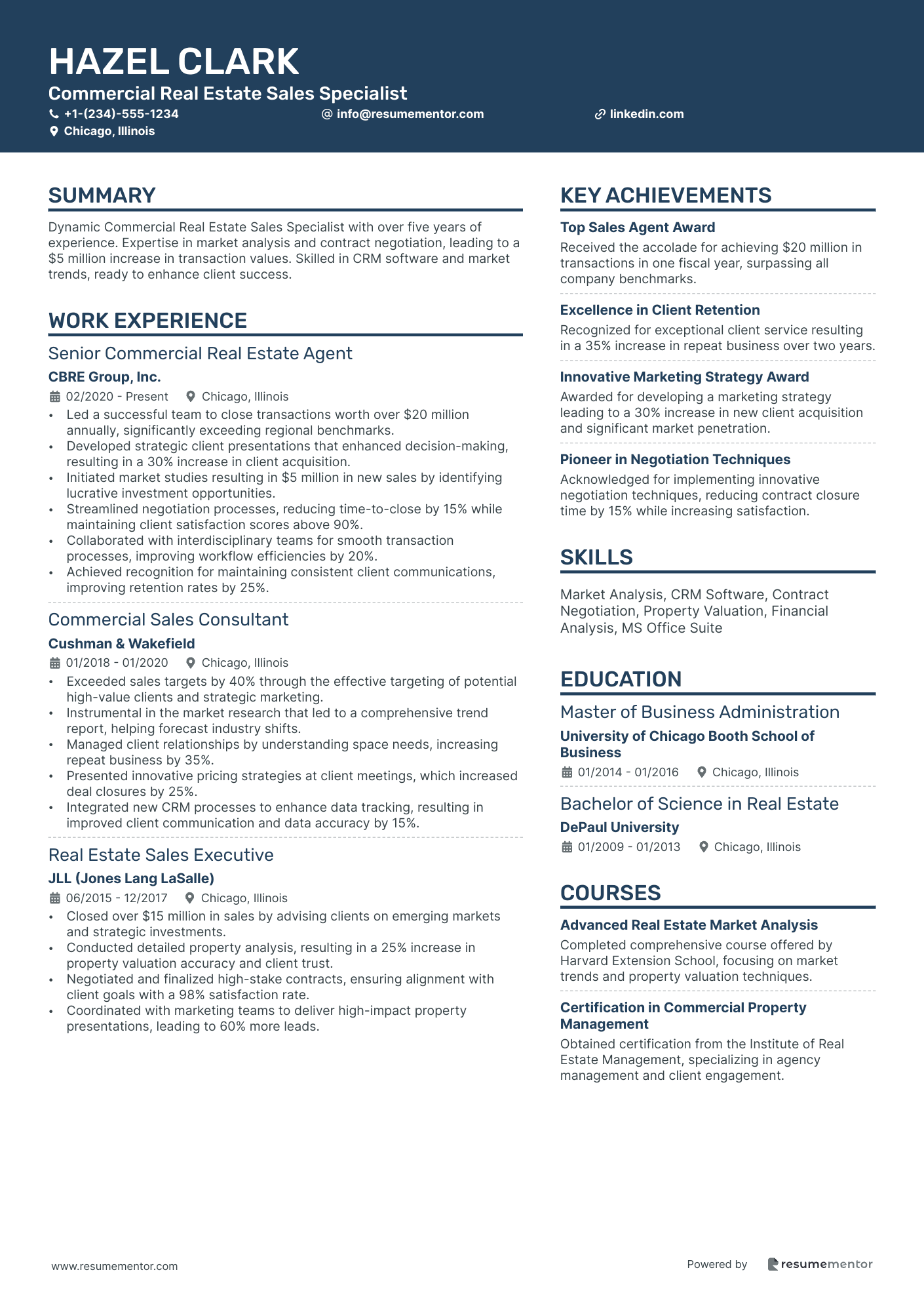 Commercial Real Estate Sales Specialist