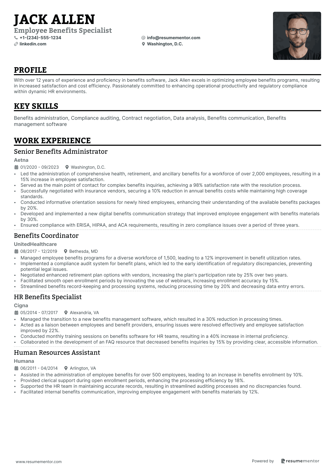 Employee Benefits Specialist