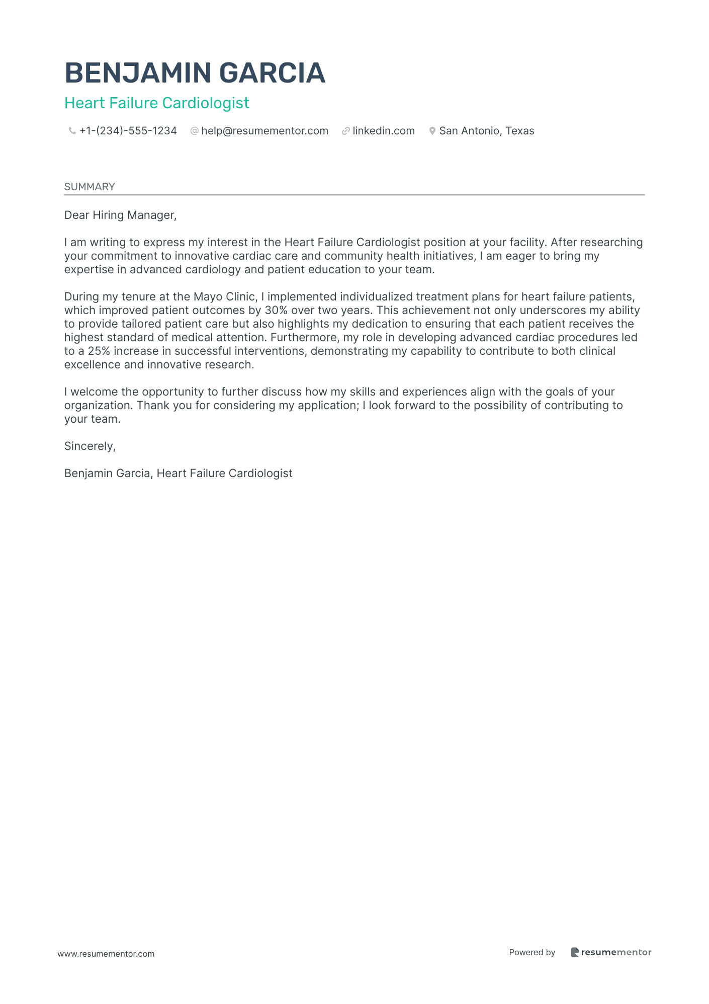 Heart Failure Cardiologist