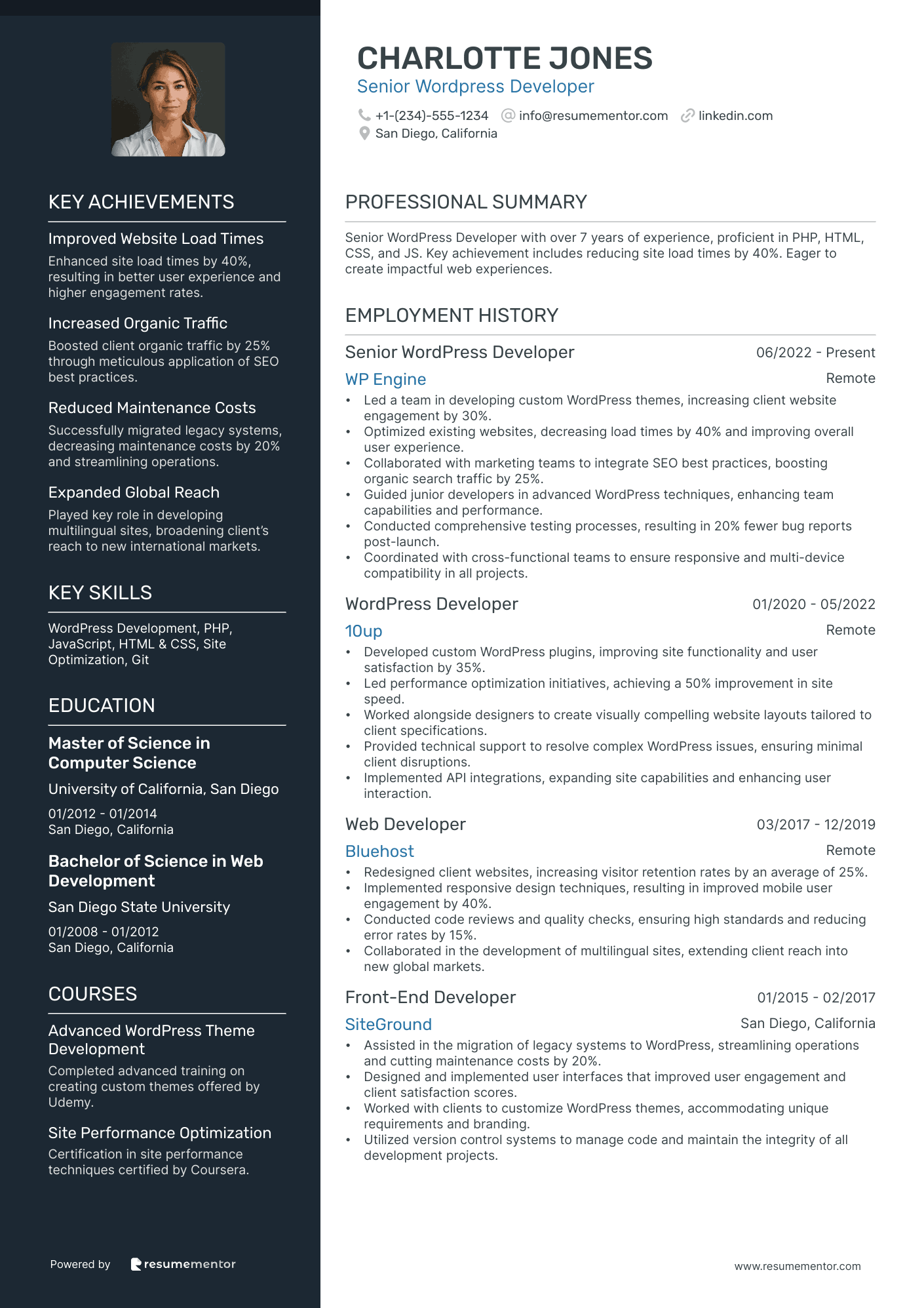 Senior Wordpress Developer