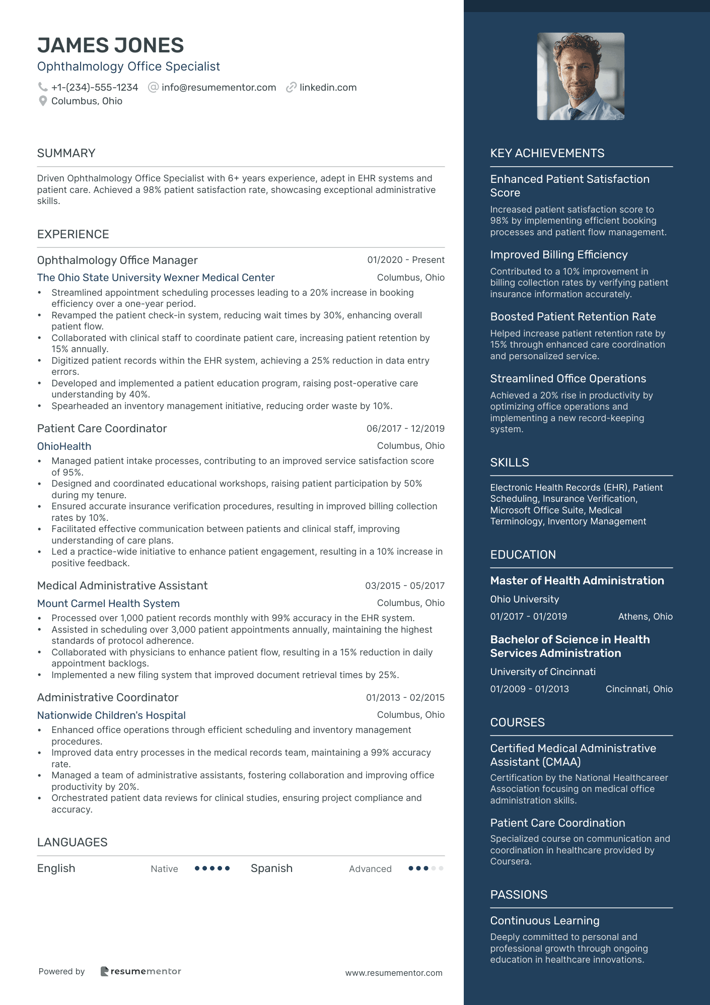 Ophthalmology Office Specialist